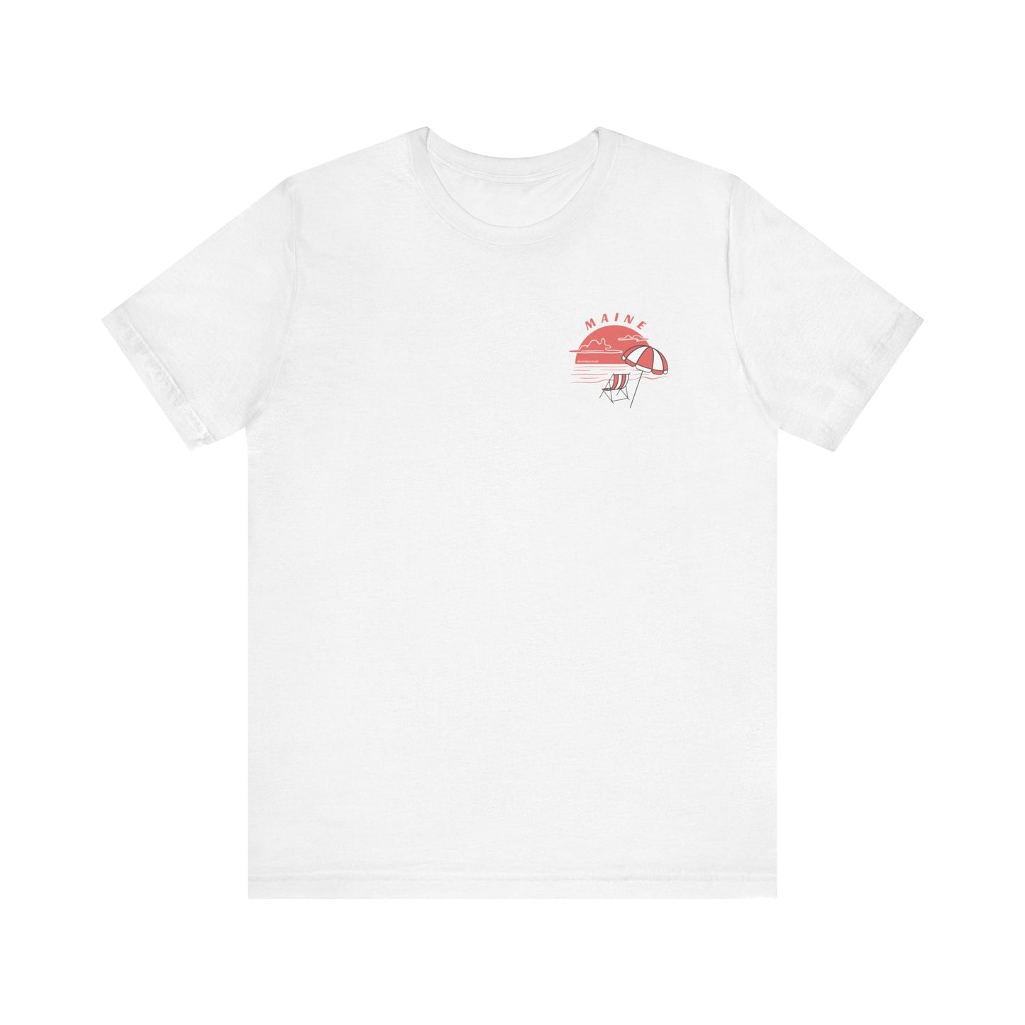 Maine Beach Umbrella Graphic Tee