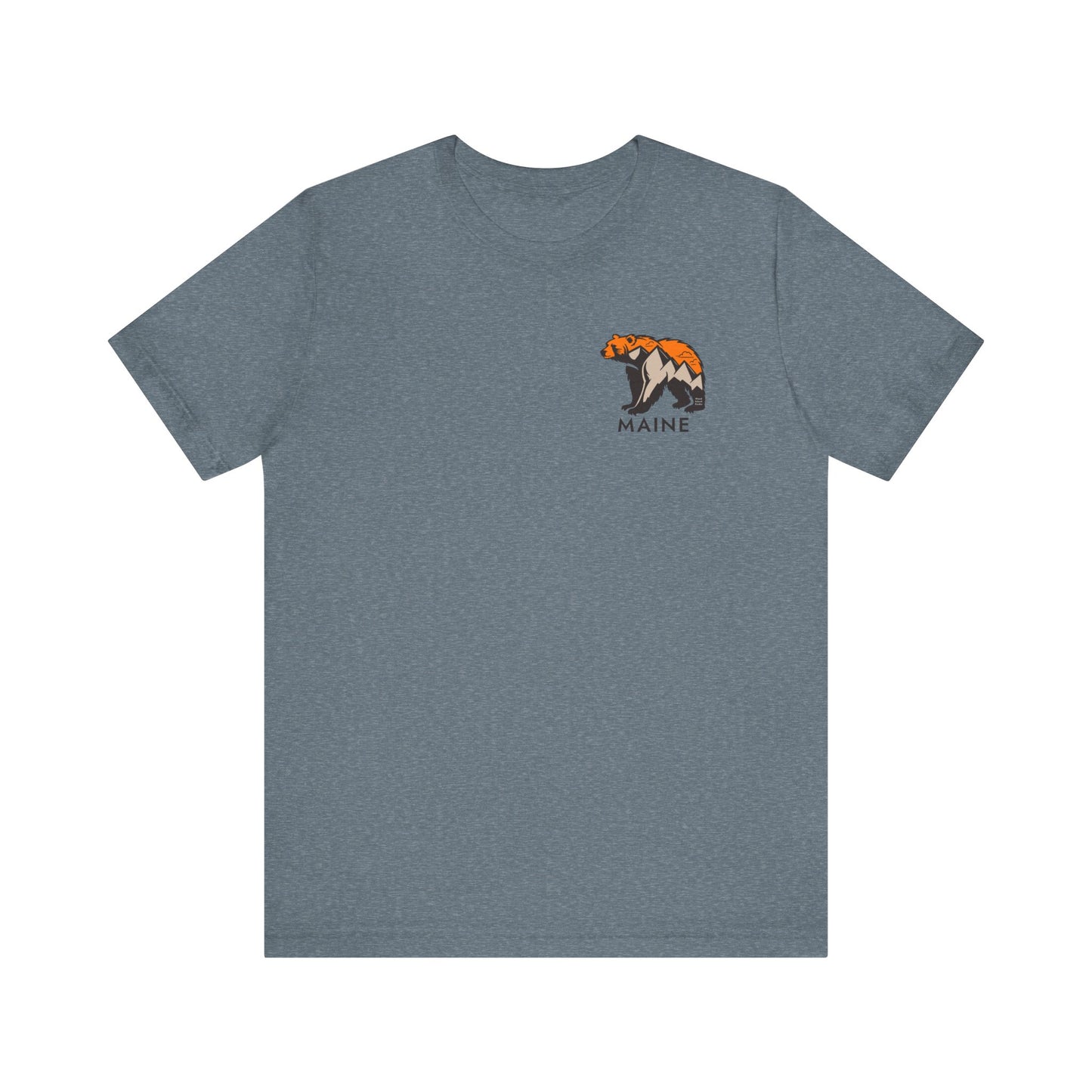 Maine Mountain Bear Graphic Unisex Tee