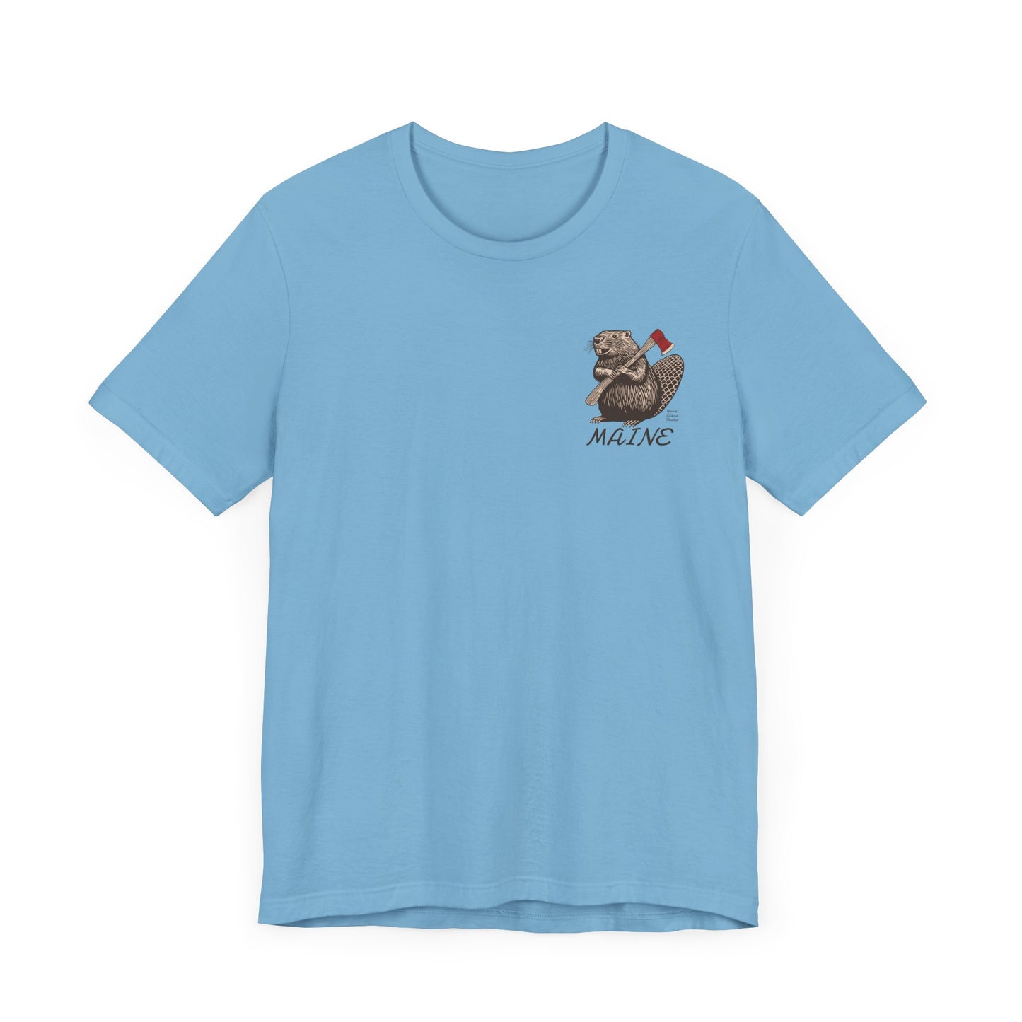 Beaver Axe Maine Graphic Unisex Tee
