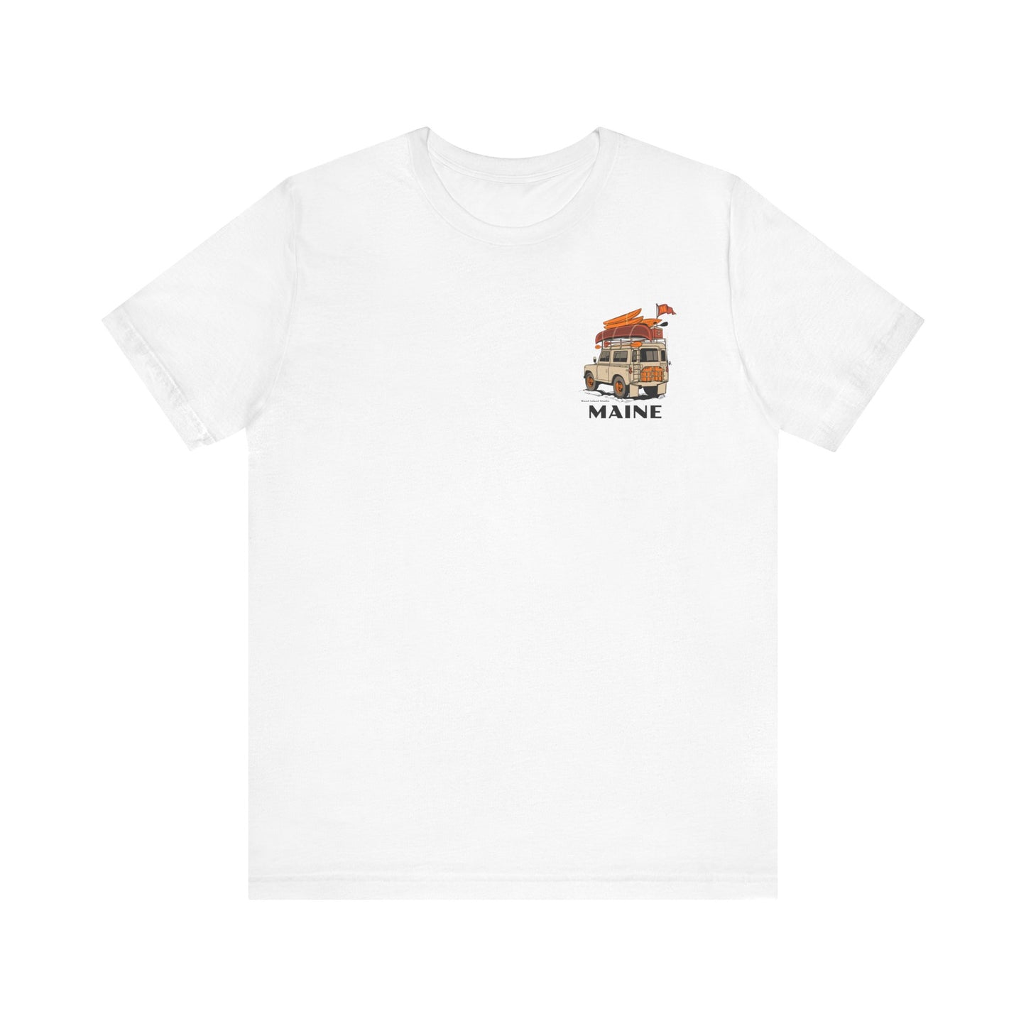 Maine Adventure Unisex Short Sleeve Tee - Perfect for Summer Trips!