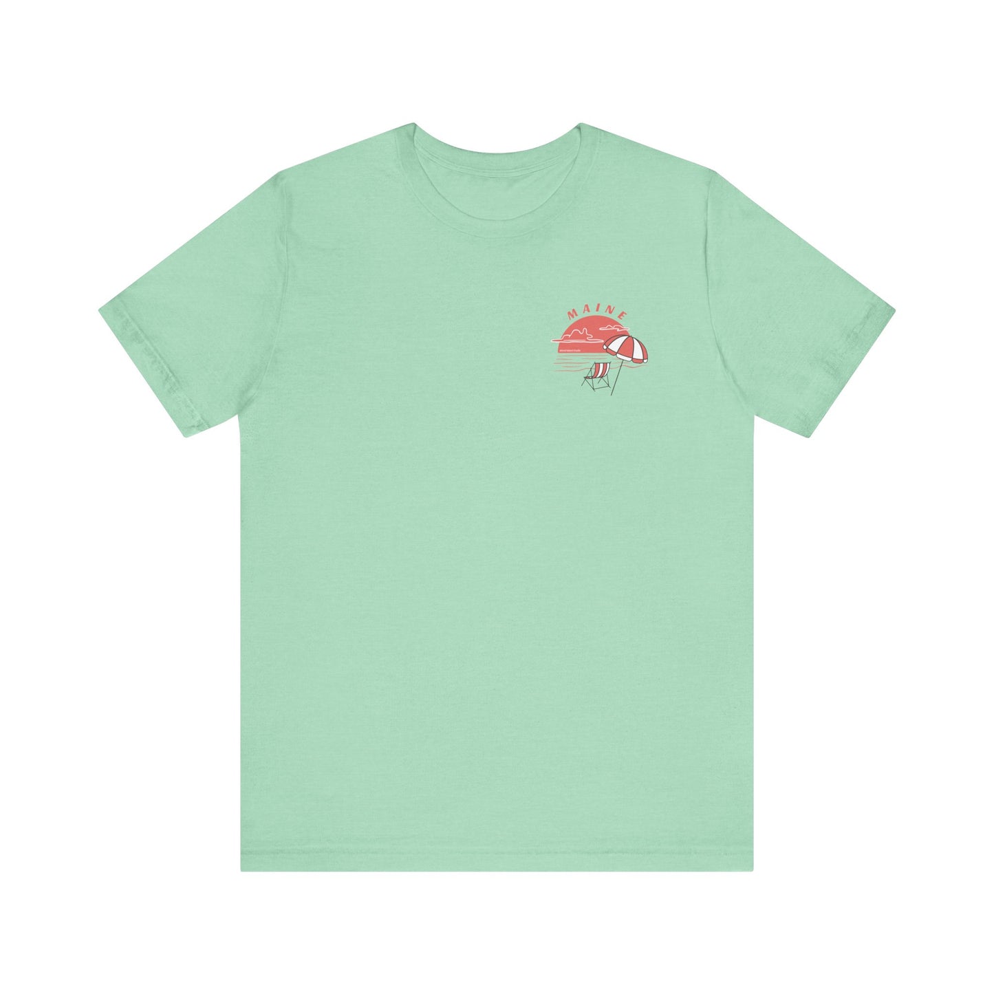 Maine Beach Umbrella Graphic Tee