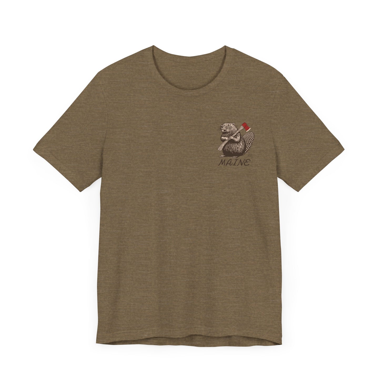 Beaver Axe Maine Graphic Unisex Tee