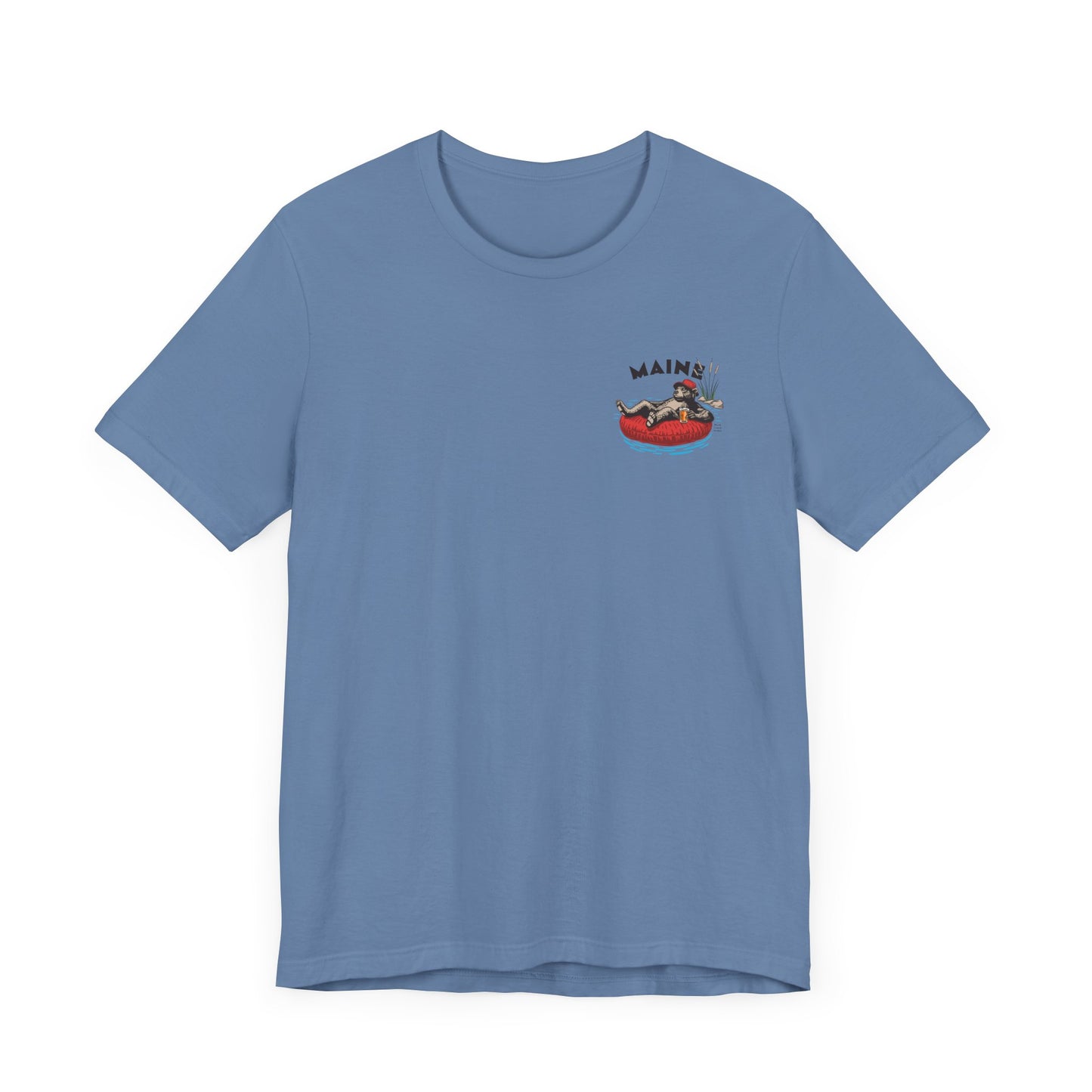 Maine Rafting Bear Graphic Tee