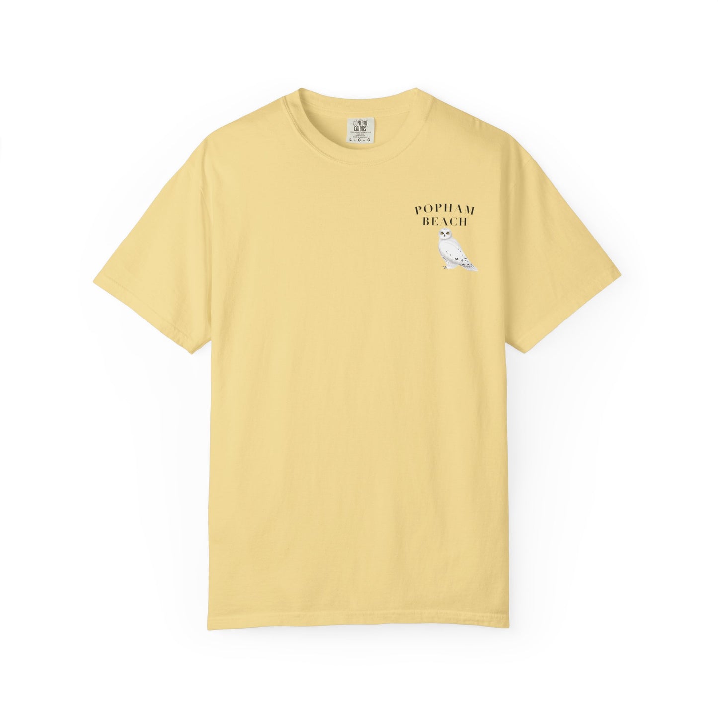 Popham Beach Snowy Owl Tee – Comfort Colors 1717