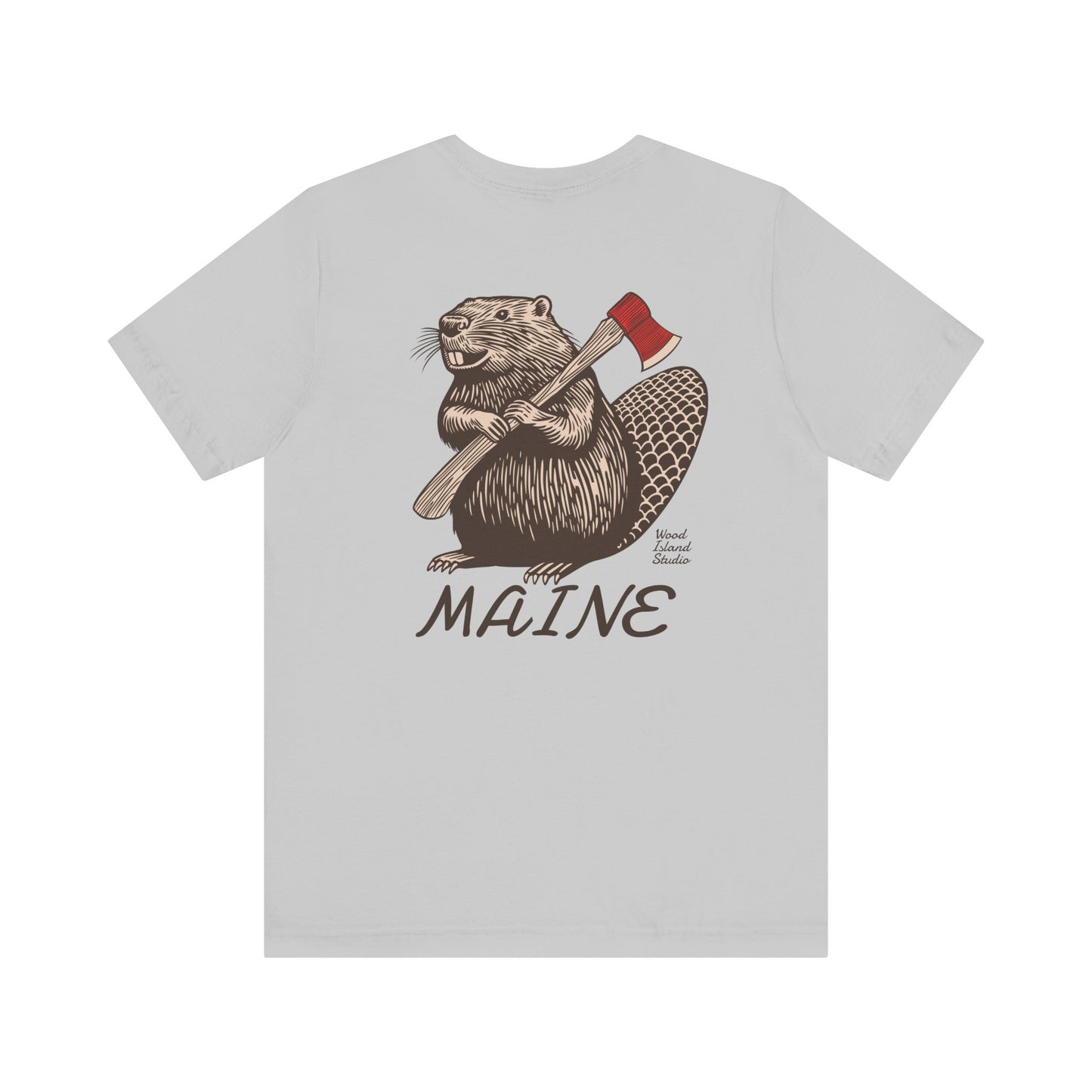Beaver Axe Maine Graphic Unisex Tee