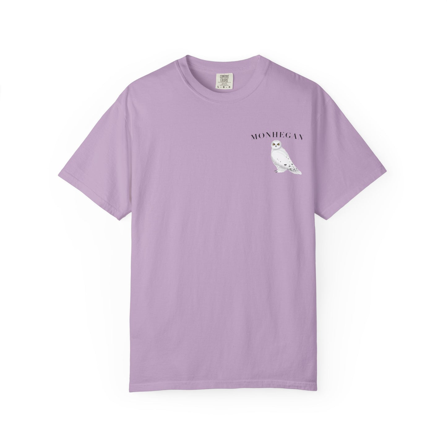 Monhegan Island Snowy Owl Tee – Comfort Colors 1717