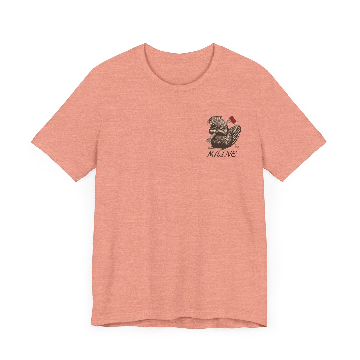 Beaver Axe Maine Graphic Unisex Tee