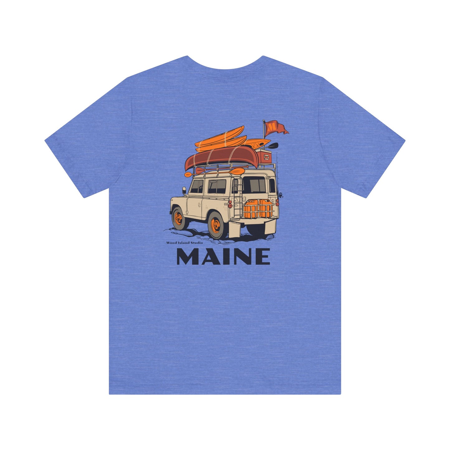 Maine Adventure Unisex Short Sleeve Tee - Perfect for Summer Trips!