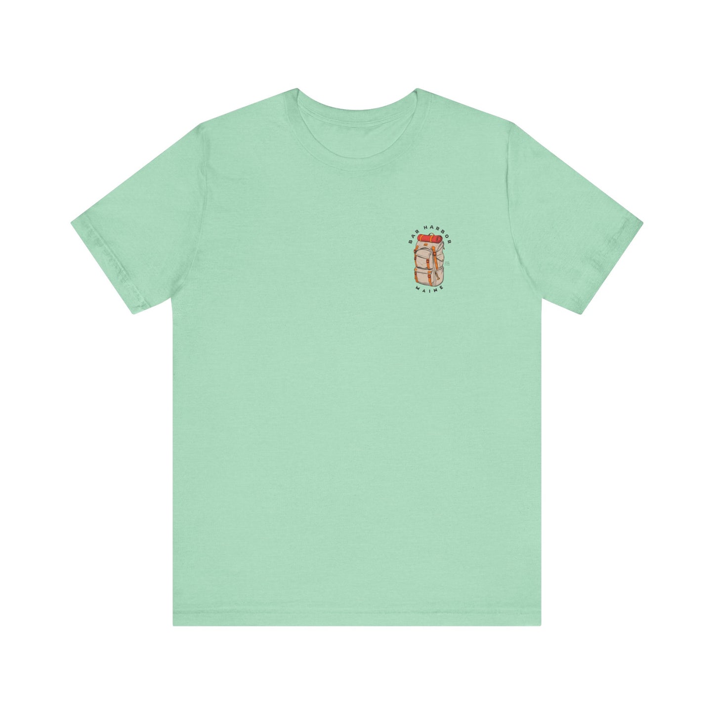 Bar Harbor Maine Backpacking Graphic Tee