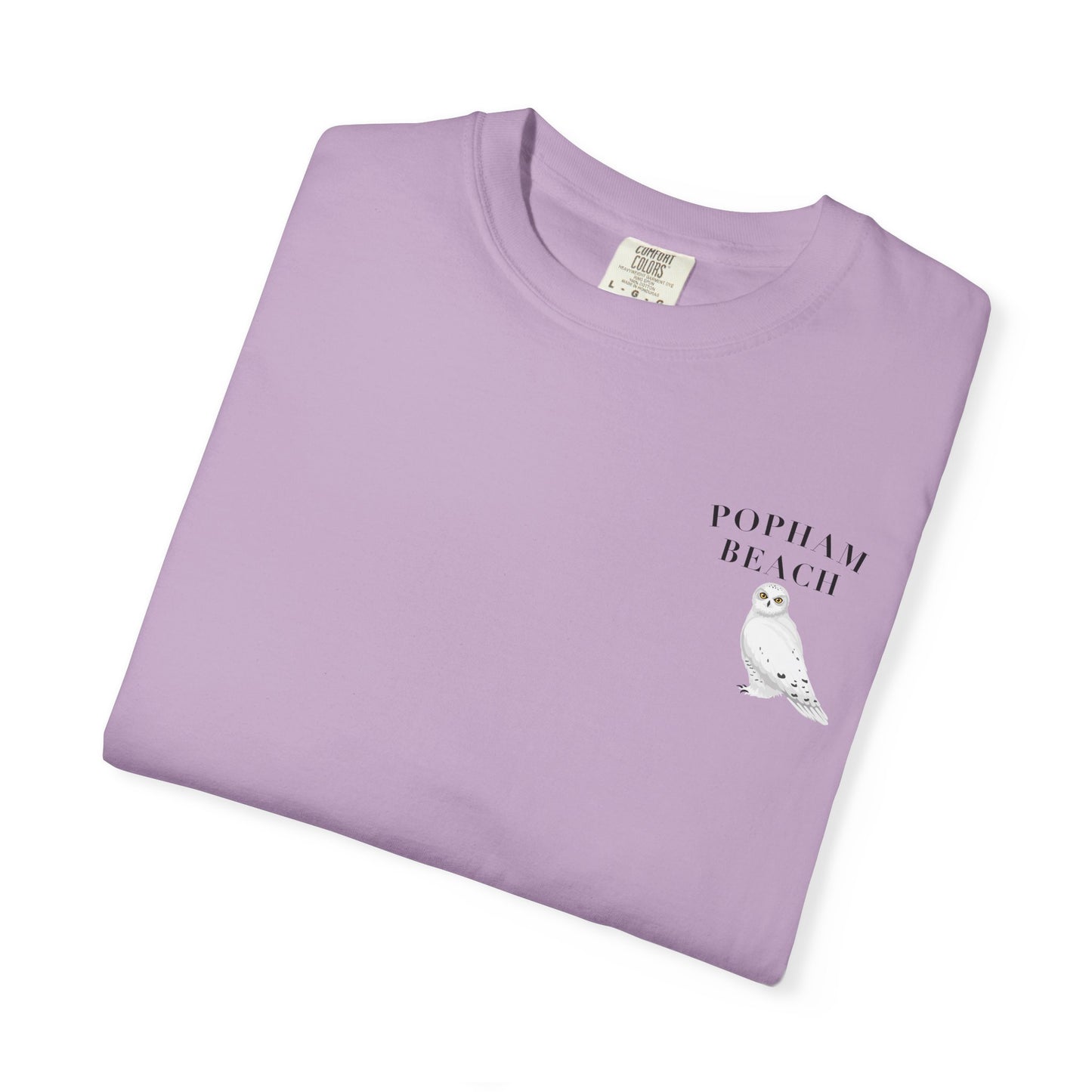 Popham Beach Snowy Owl Tee – Comfort Colors 1717