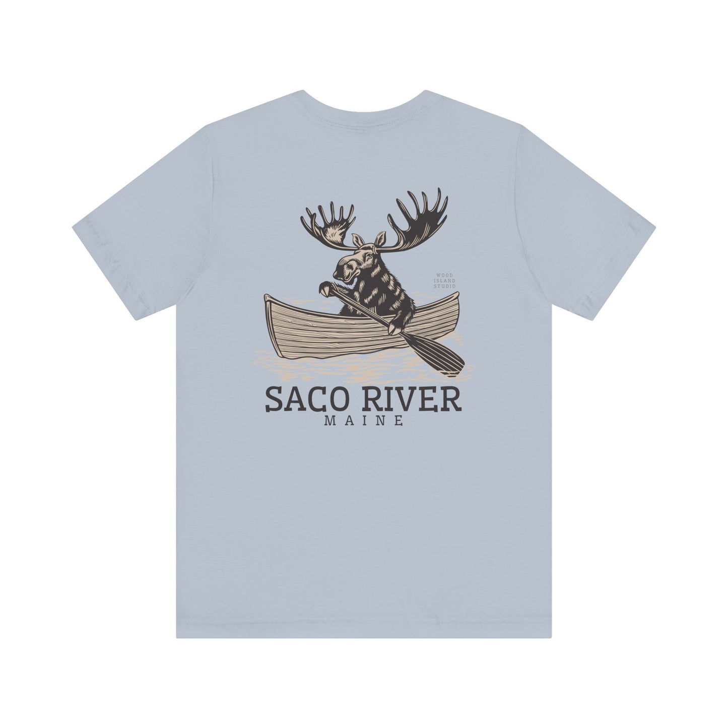 Saco River Rowing Moose Graphic Tee