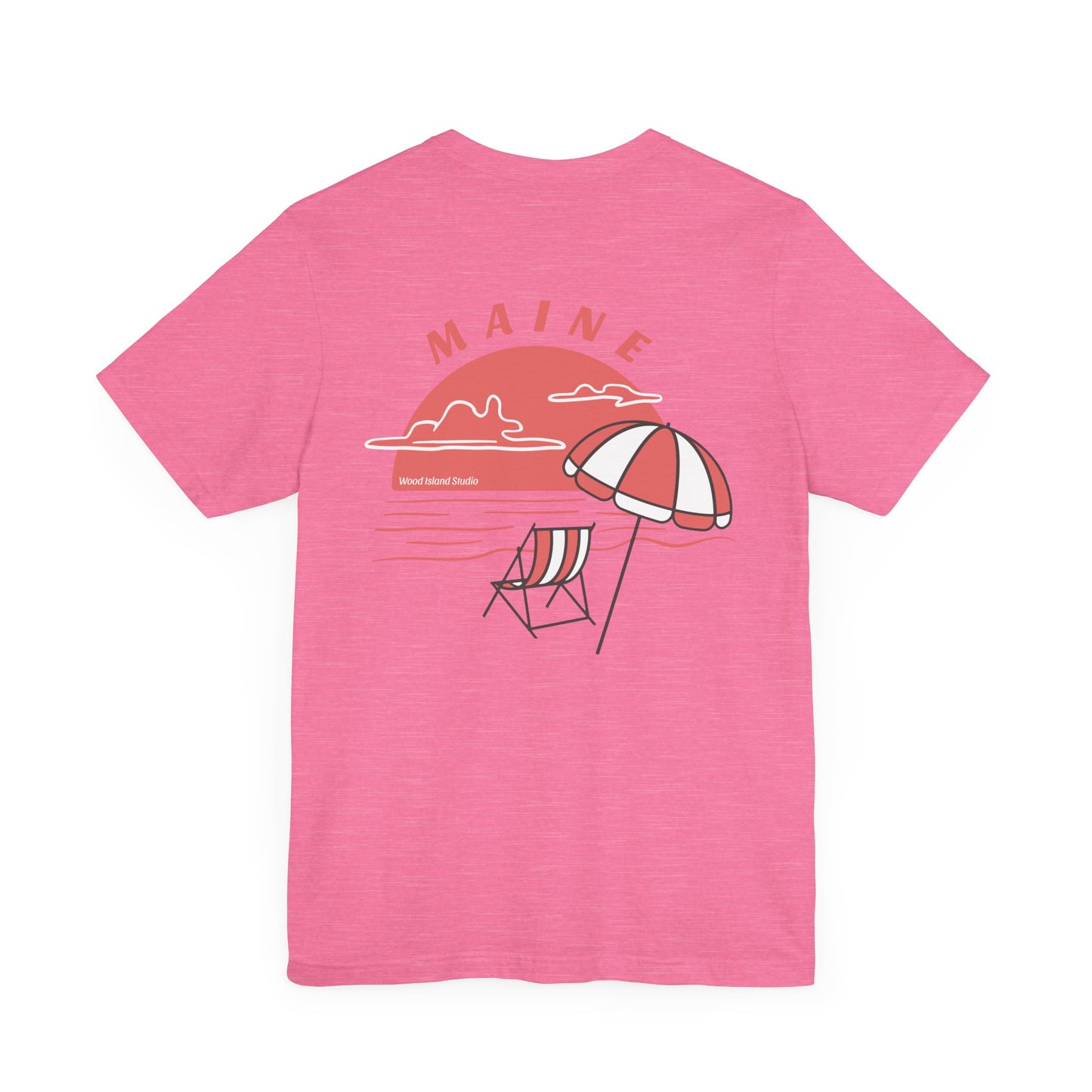 Maine Beach Umbrella Graphic Tee