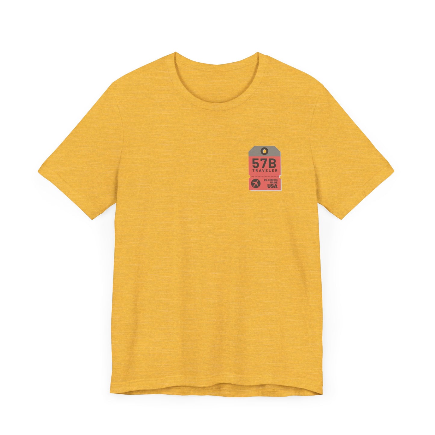 Islesboro Maine Luggage Tag Graphic Tee 57B