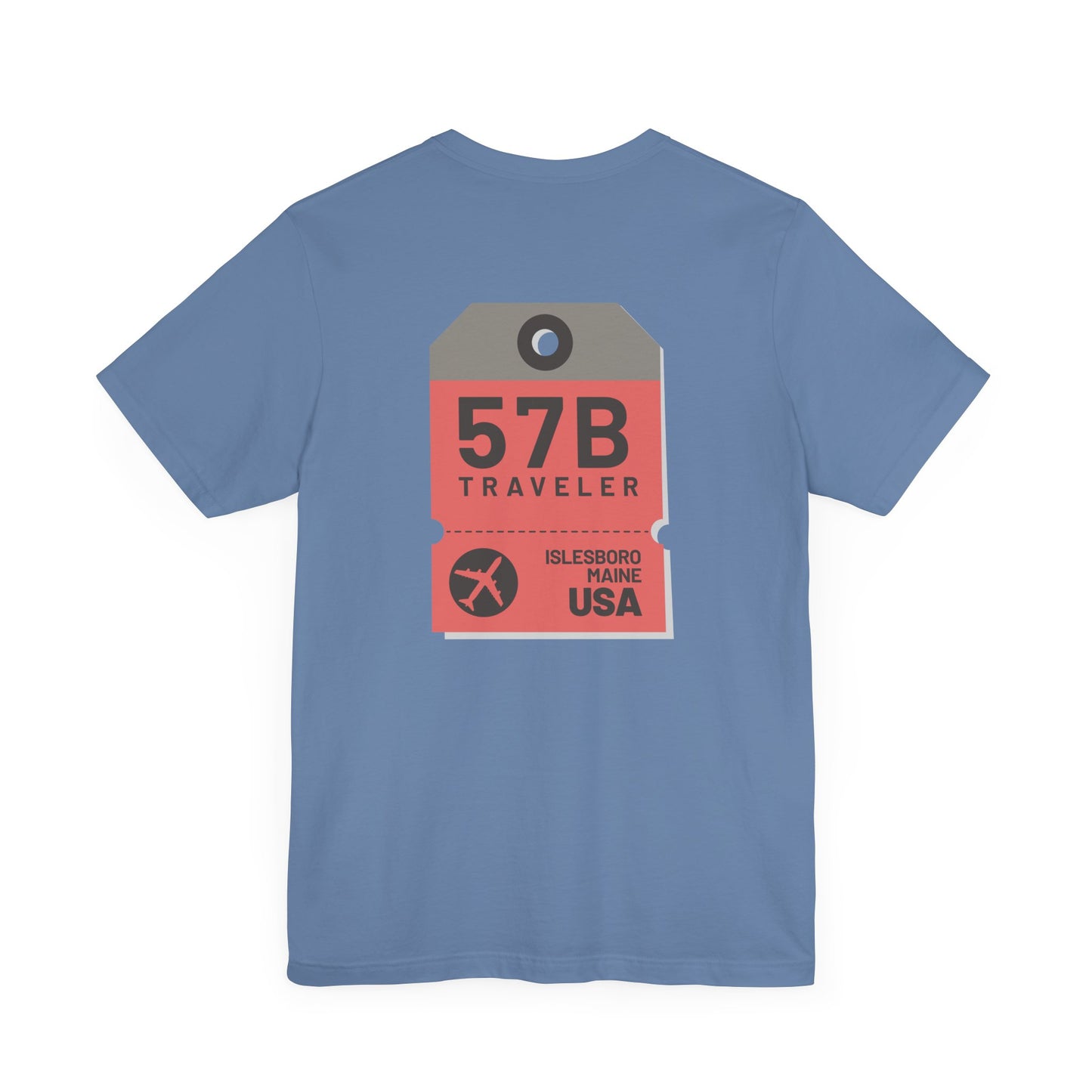 Islesboro Maine Luggage Tag Graphic Tee 57B