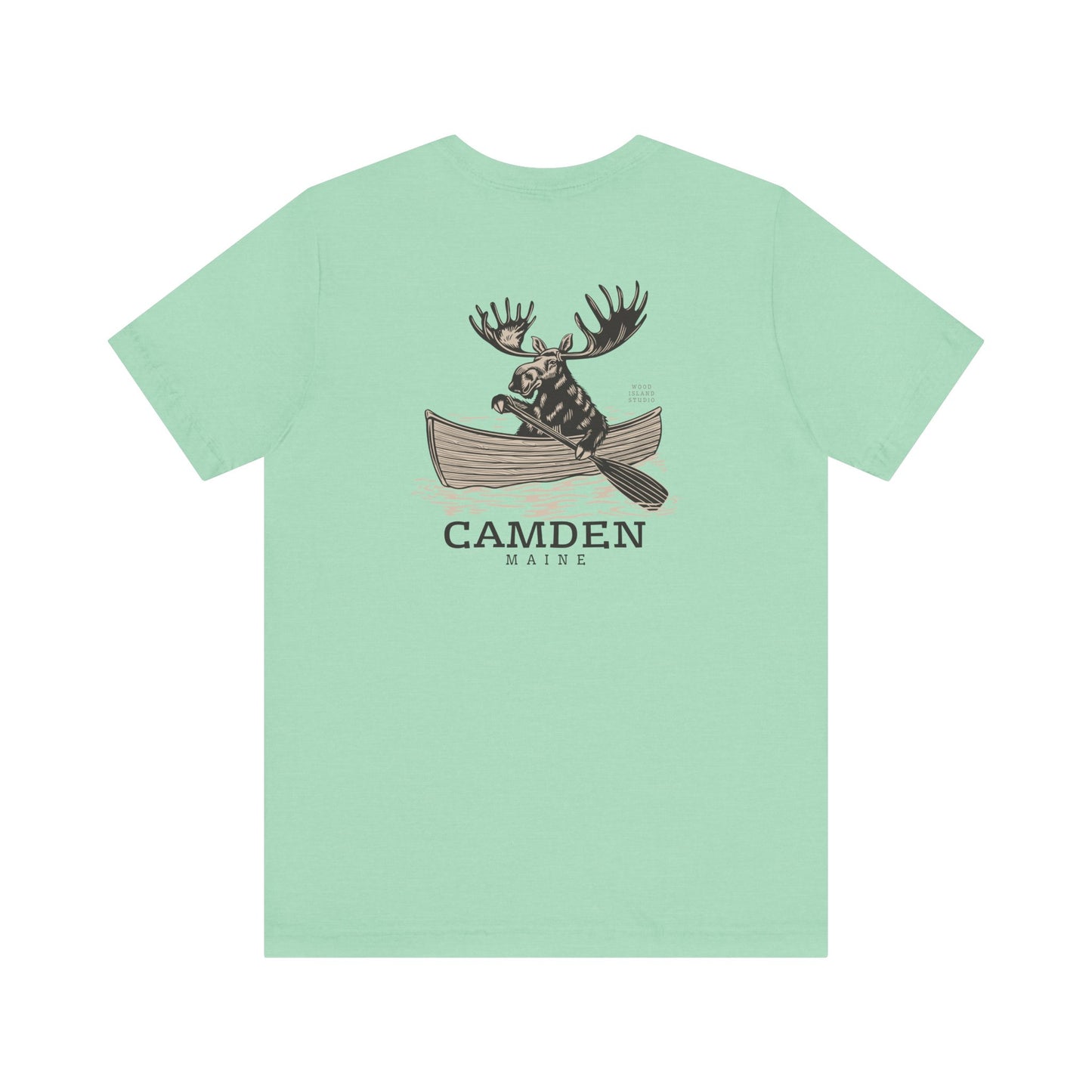 Camden Maine Rowing Moose Graphic Tee