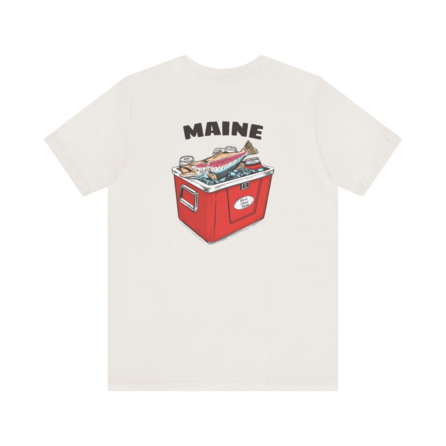 Maine FIsh Camp Graphic Unisex Tee