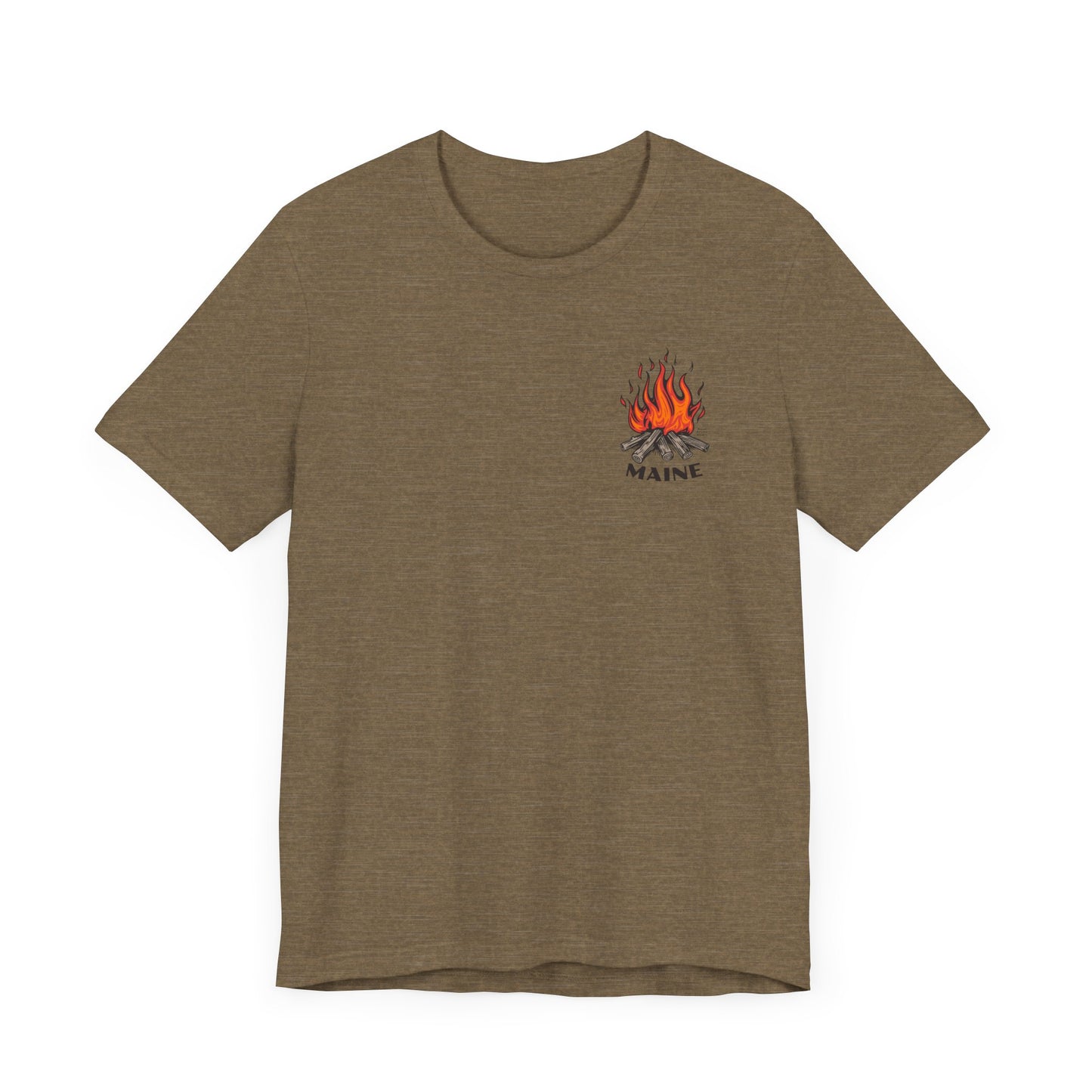 Maine Campfire Graphic Unisex Tee