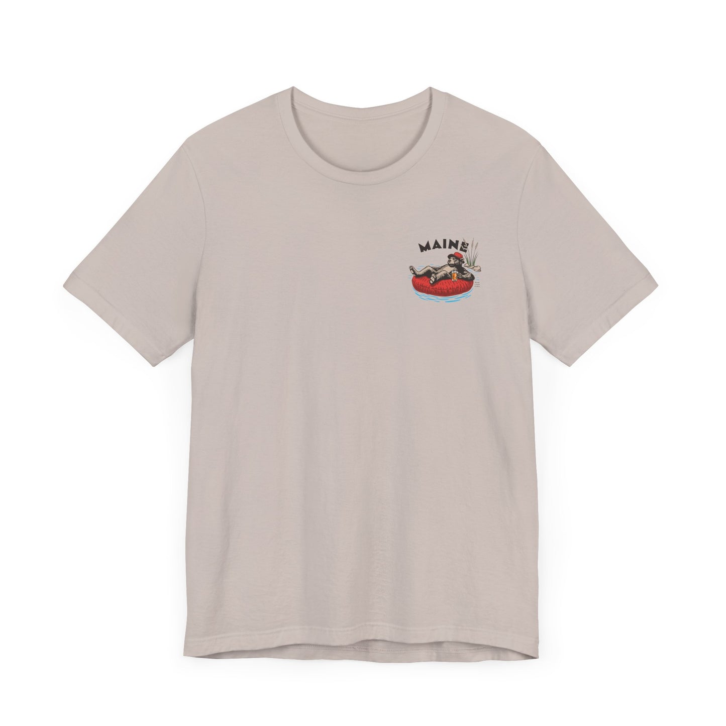 Maine Rafting Bear Graphic Tee