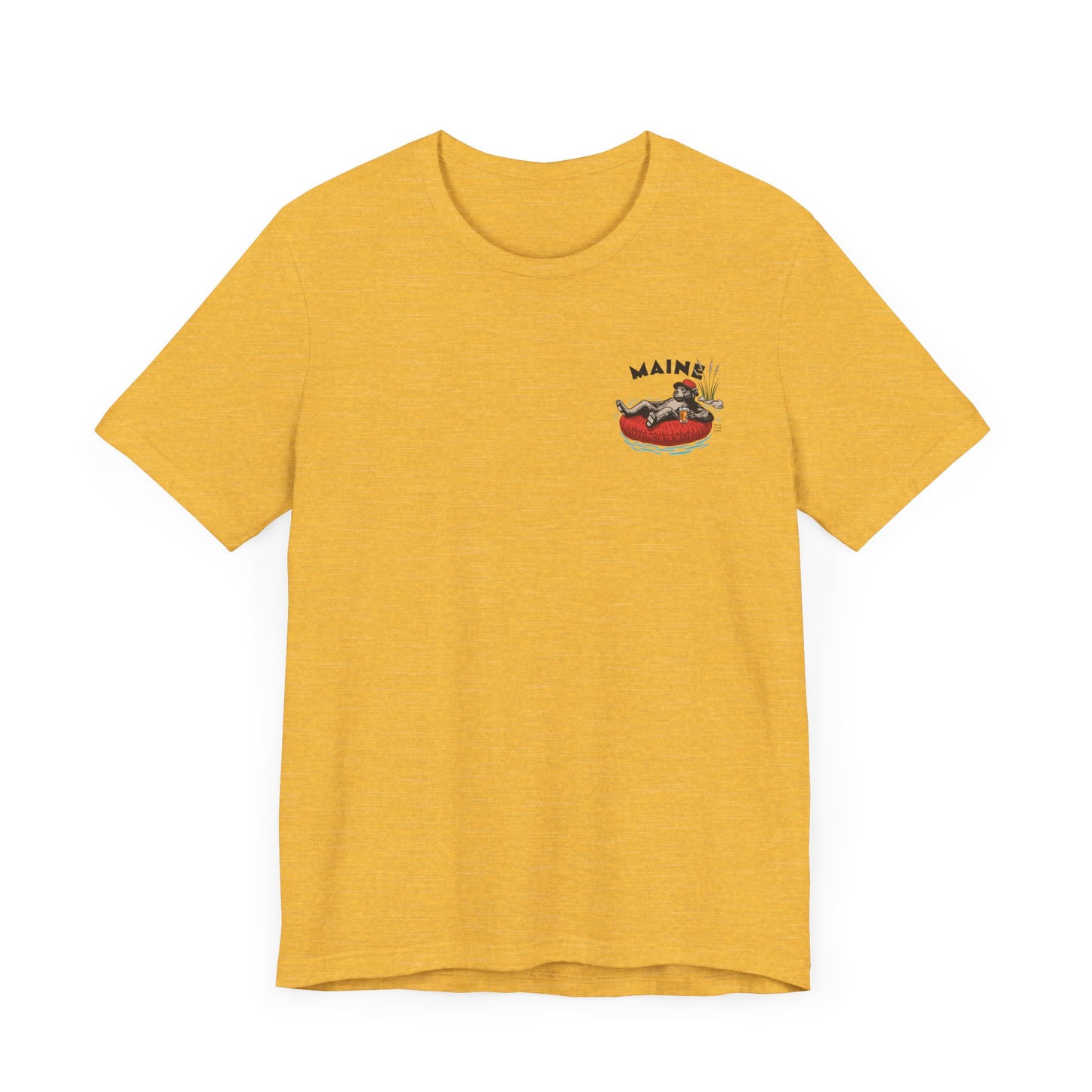 Maine Rafting Bear Graphic Tee