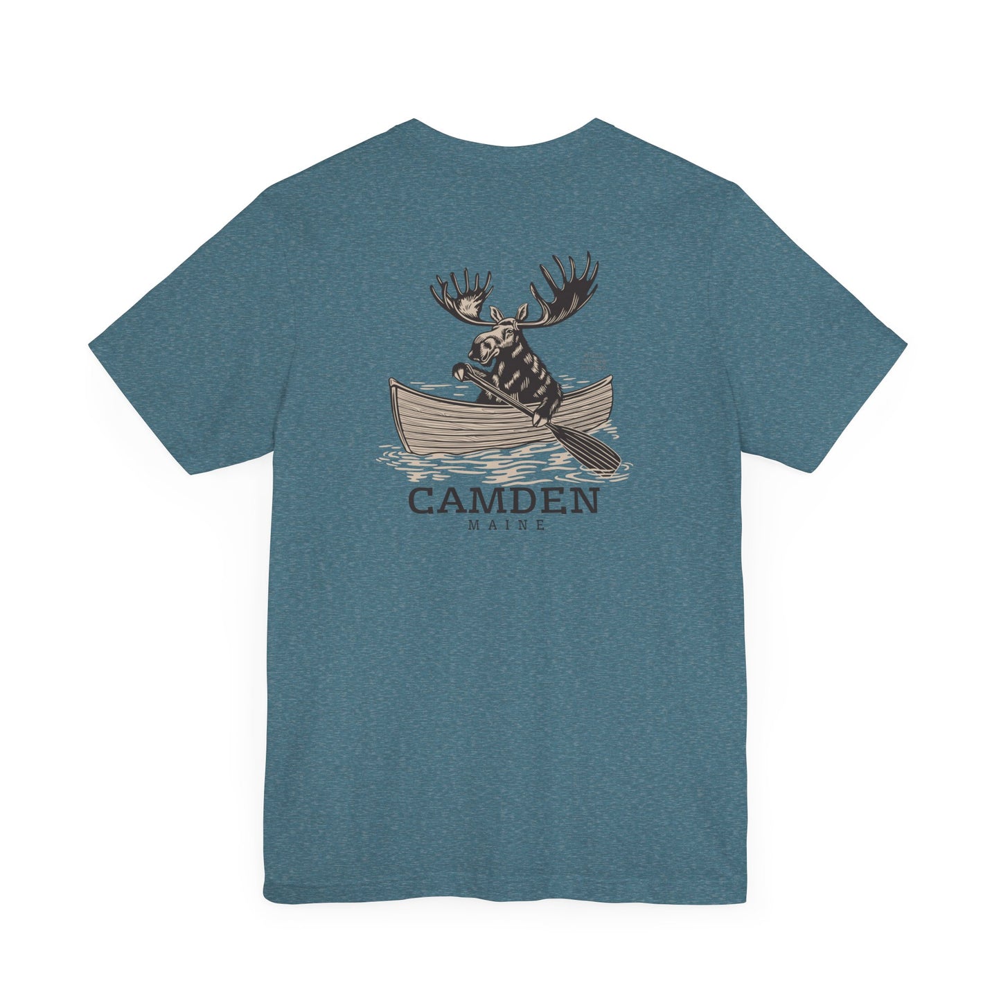 Camden Maine Rowing Moose Graphic Tee