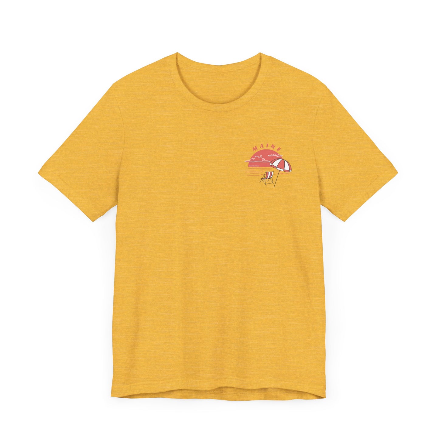 Maine Beach Umbrella Graphic Tee
