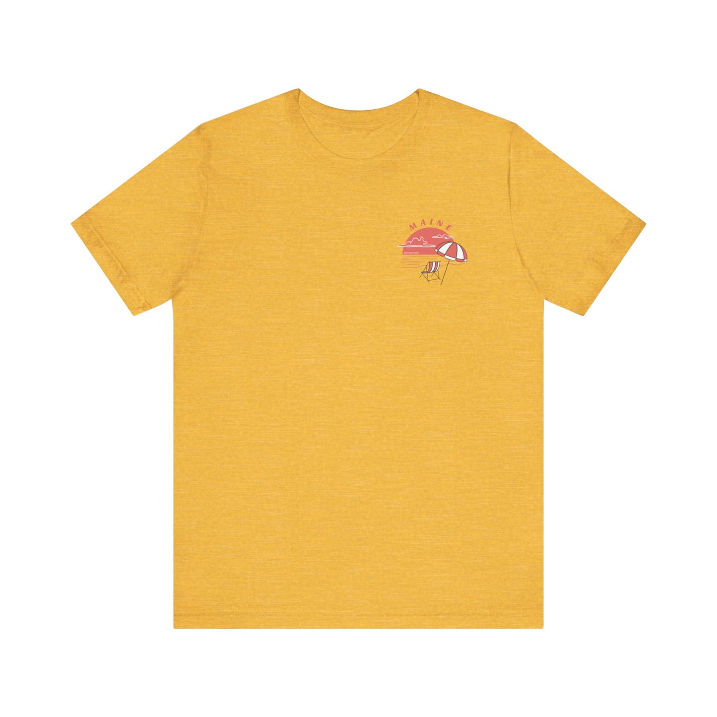 Maine Beach Umbrella Graphic Tee