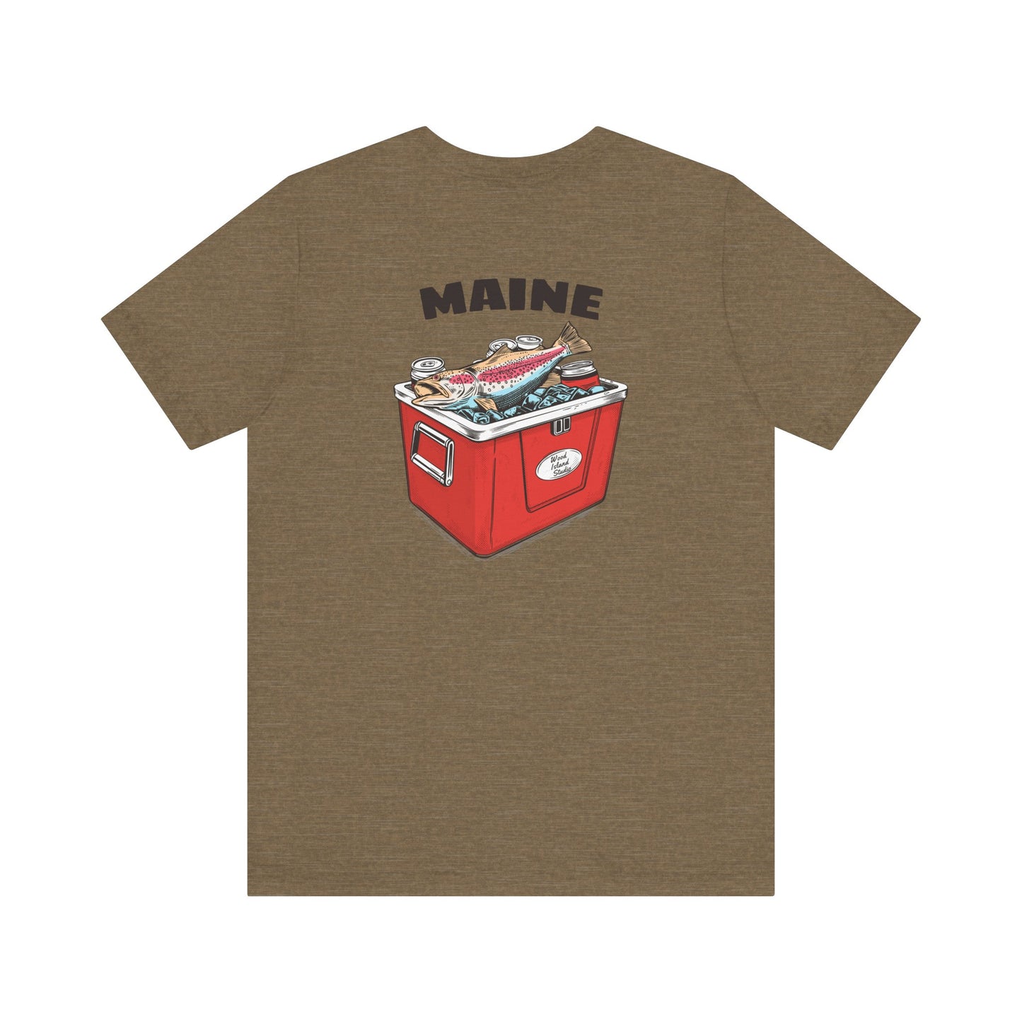 Maine FIsh Camp Graphic Unisex Tee