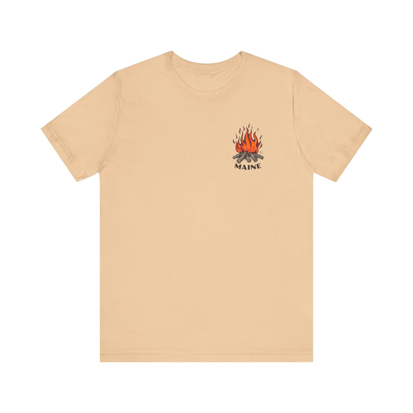 Maine Campfire Graphic Unisex Tee