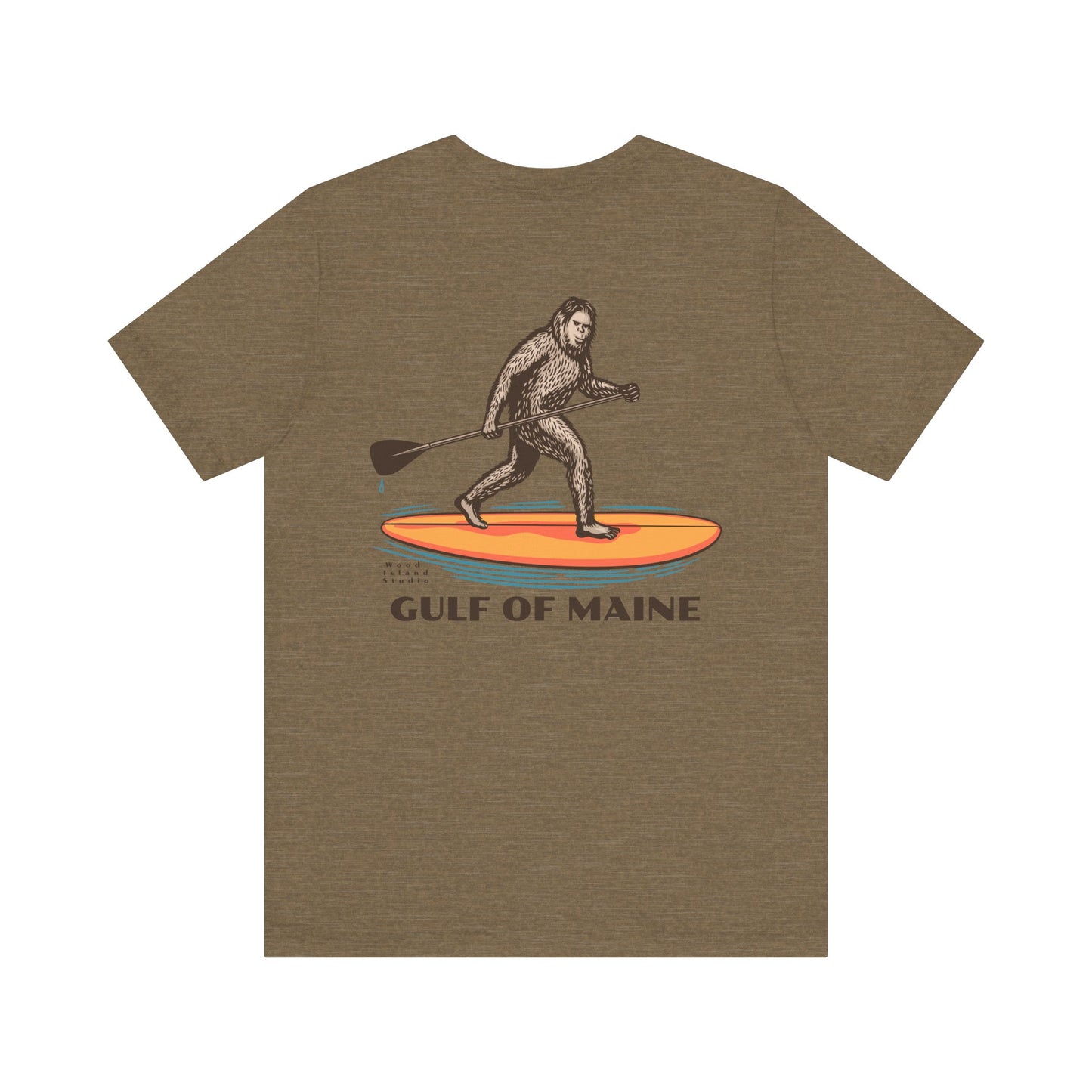 Gulf of Maine Sasquatch Yeti Bigfoot Adventure Tee - Unisex Jersey Short Sleeve T-Shirt