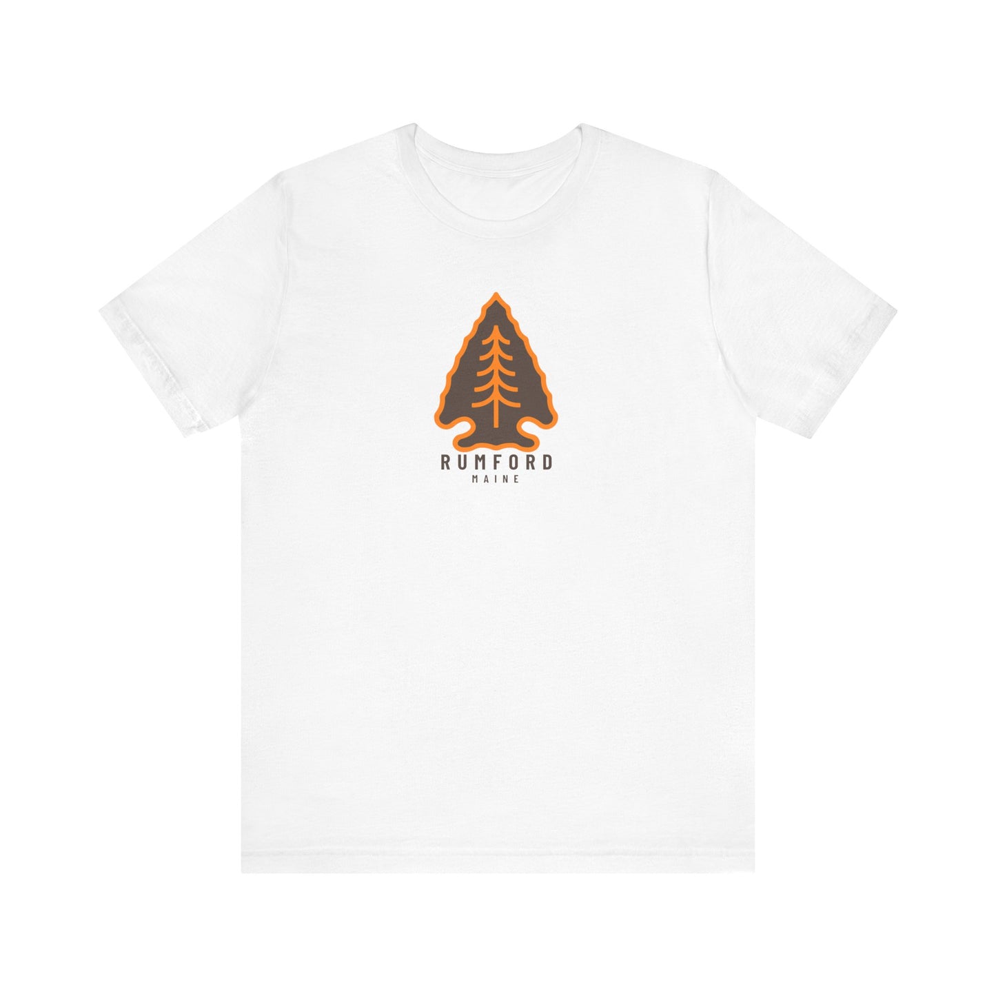 Rumford Maine Arrowhead Graphic Tee - Unisex Short Sleeve T-Shirt
