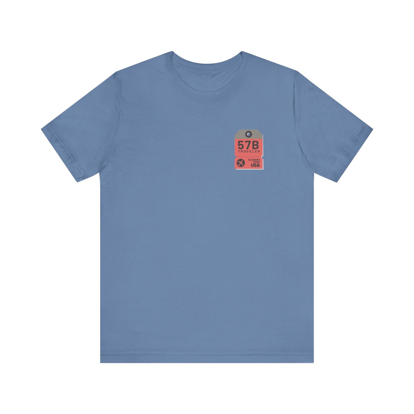 Islesboro Maine Luggage Tag Graphic Tee 57B