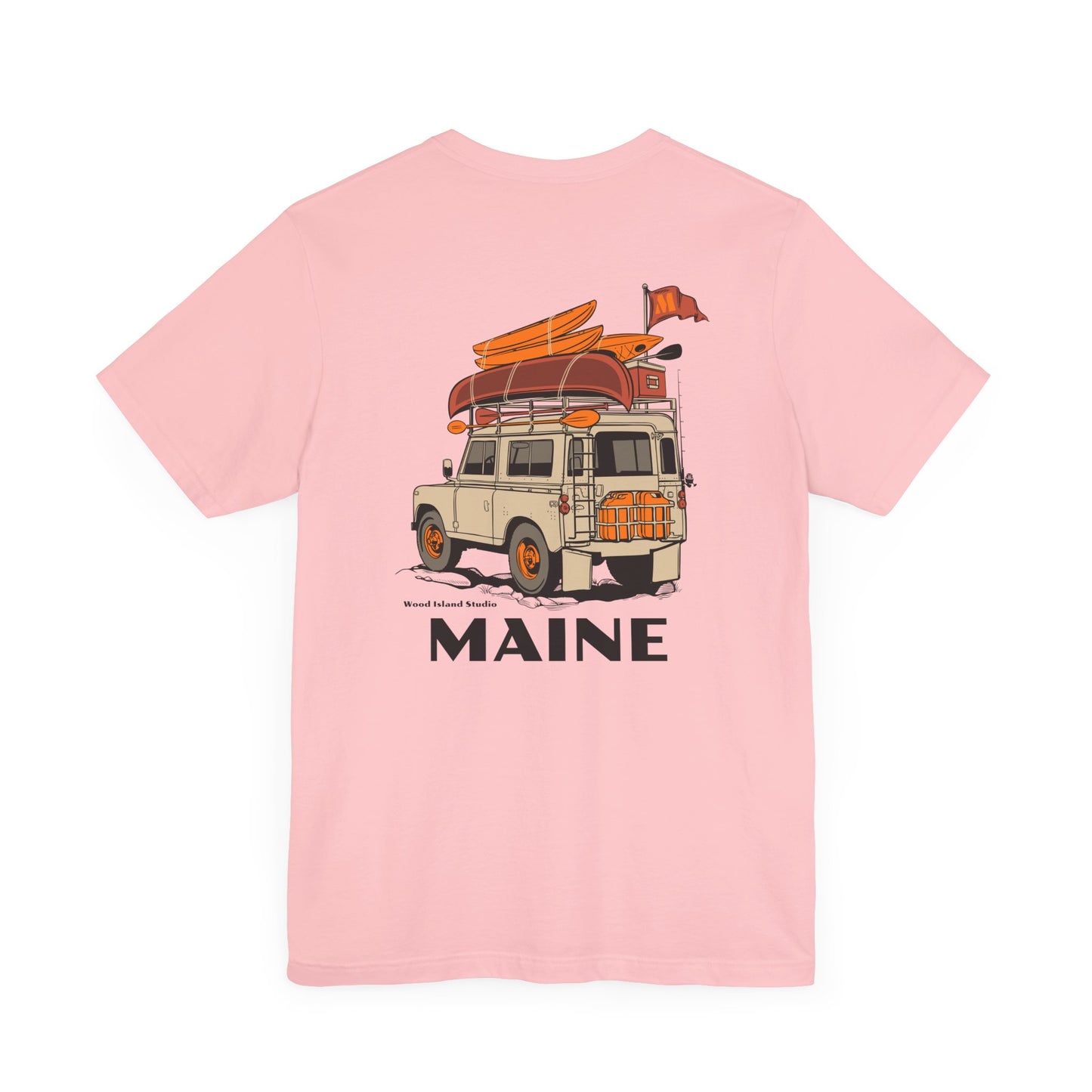 Maine Adventure Unisex Short Sleeve Tee - Perfect for Summer Trips!