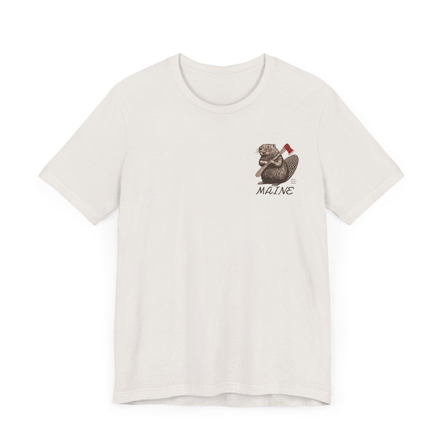 Beaver Axe Maine Graphic Unisex Tee