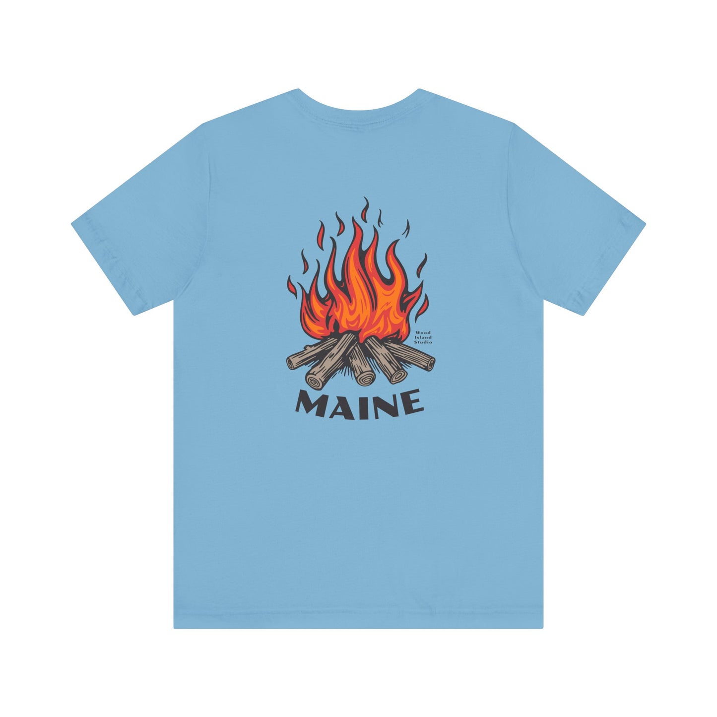 Maine Campfire Graphic Unisex Tee