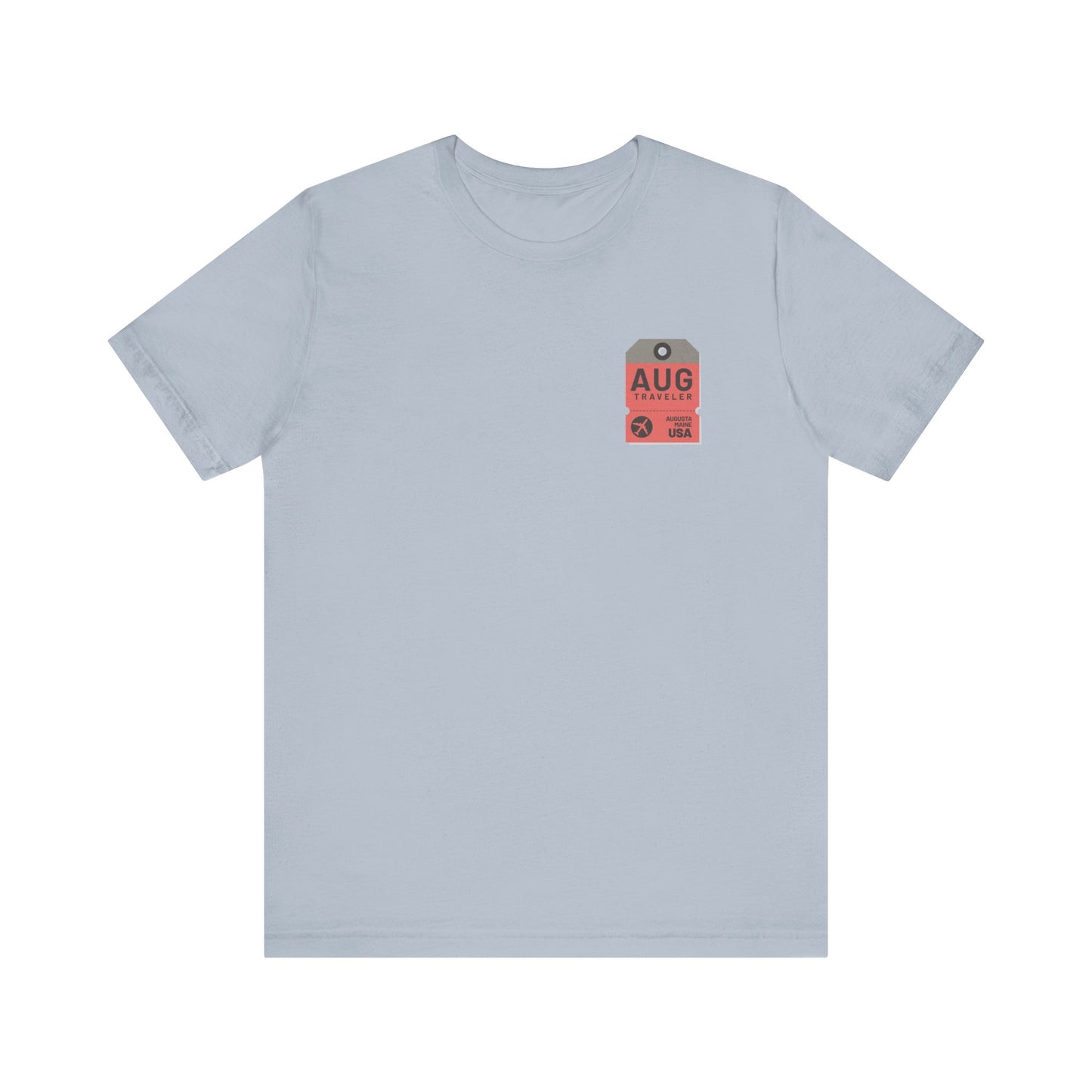 Augusta Maine Luggage Tag Graphic Tee AUG