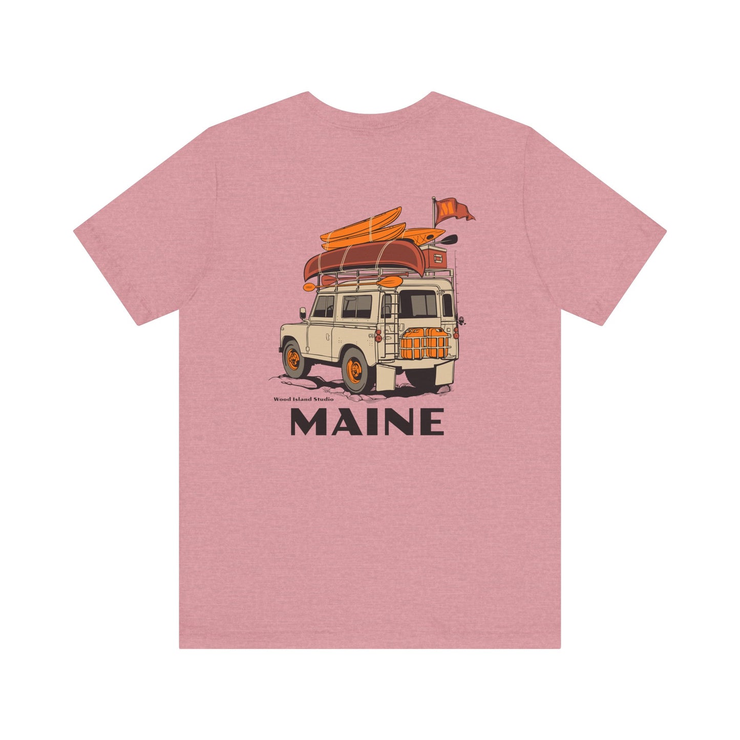 Maine Adventure Unisex Short Sleeve Tee - Perfect for Summer Trips!