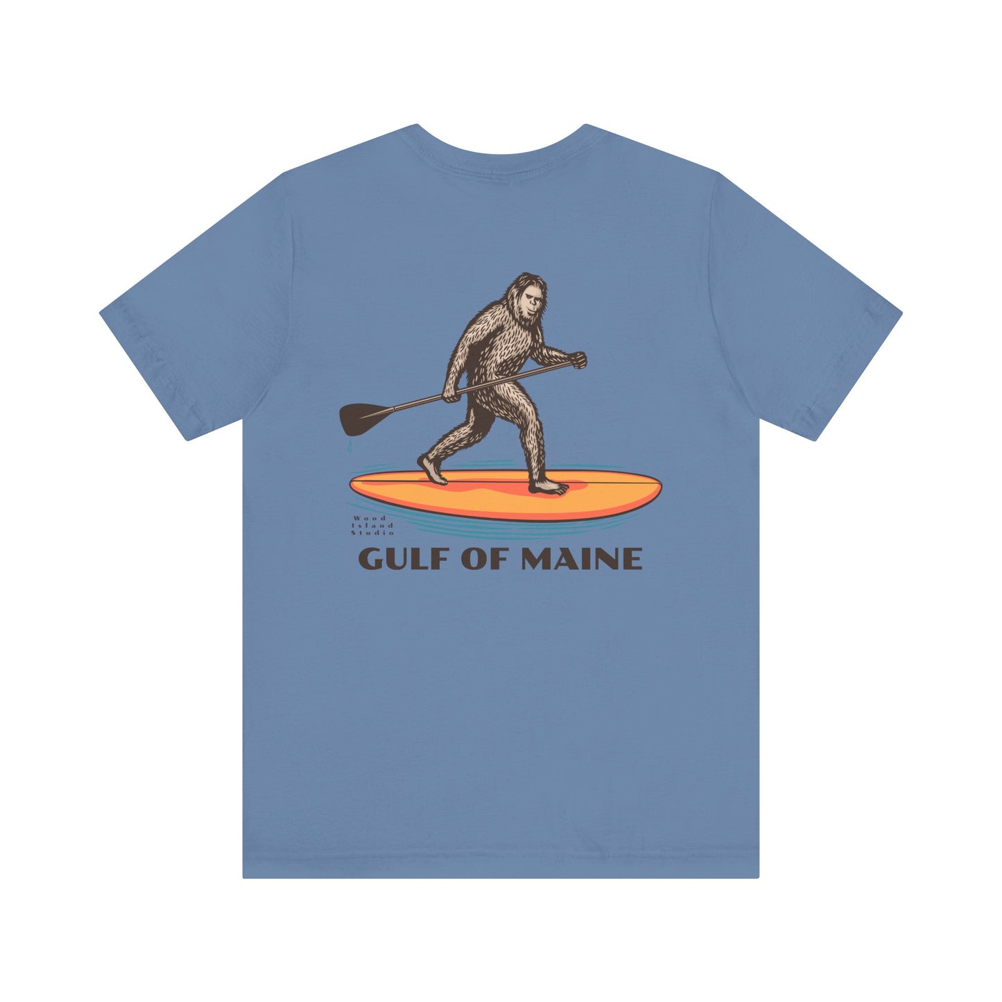 Gulf of Maine Sasquatch Yeti Bigfoot Adventure Tee - Unisex Jersey Short Sleeve T-Shirt