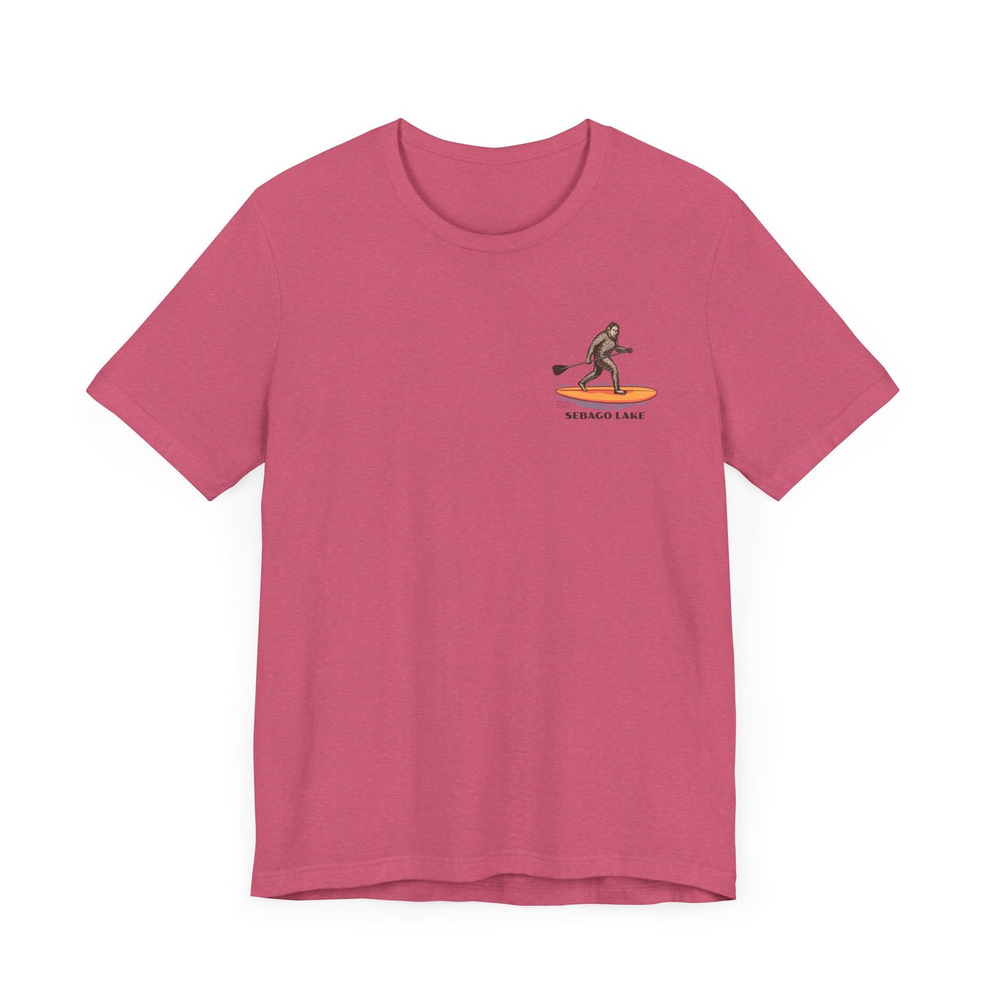 Sebago Lake Sasquatch Adventure Tee - Unisex Jersey Short Sleeve T-Shirt