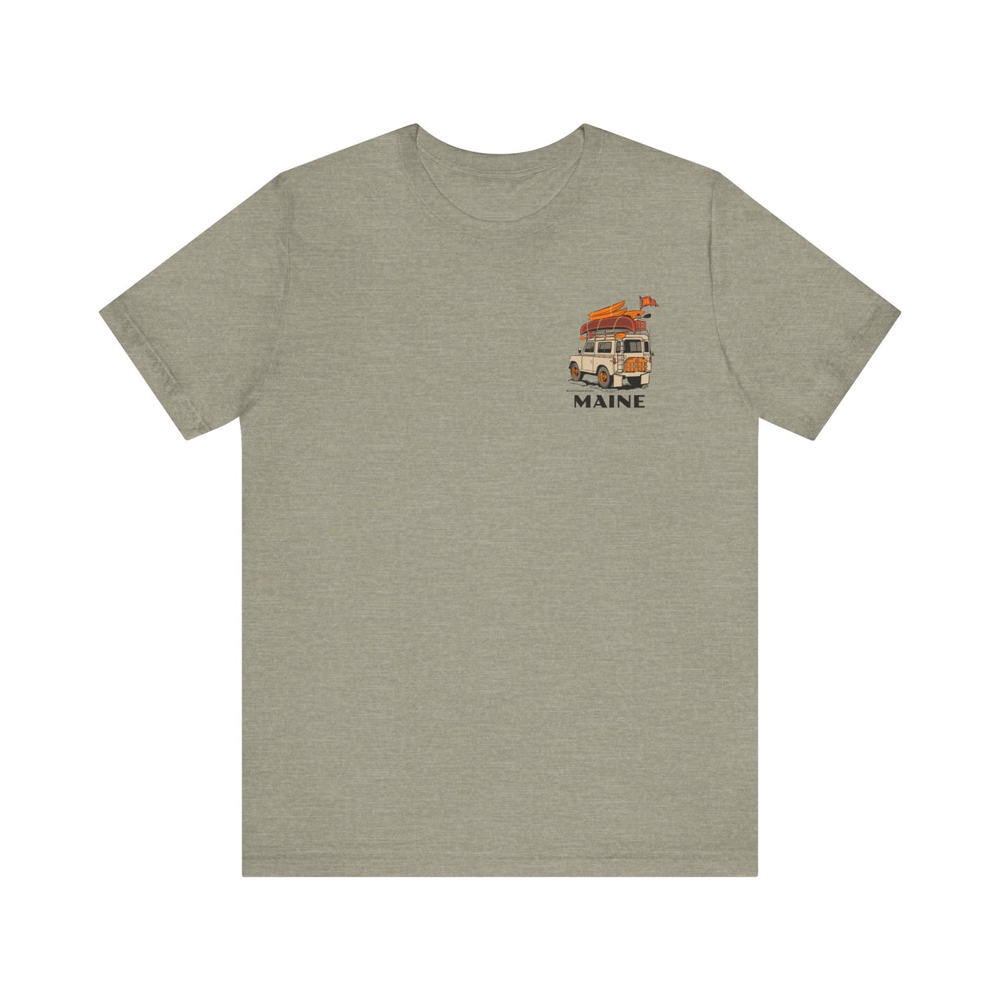Maine Adventure Unisex Short Sleeve Tee - Perfect for Summer Trips!
