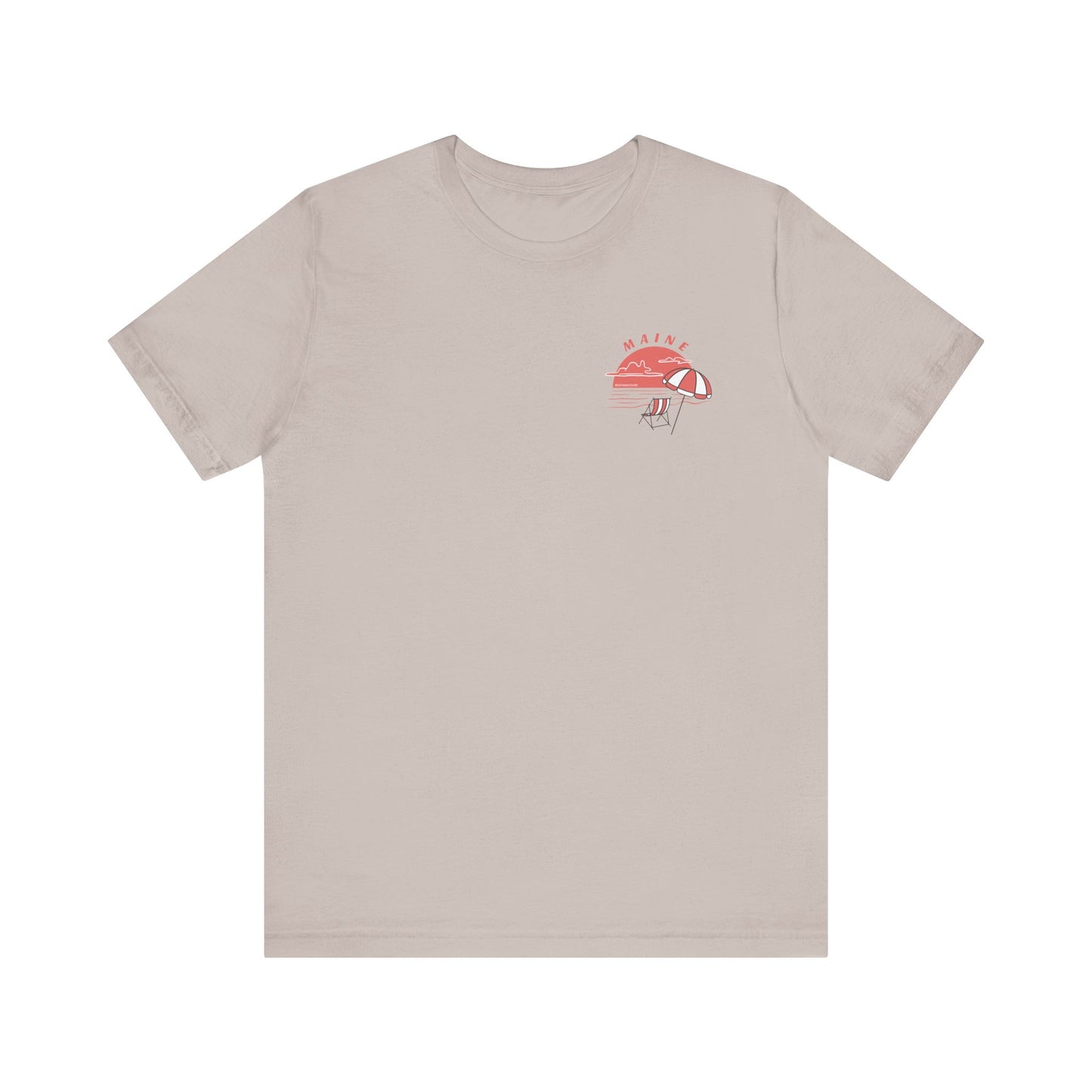 Maine Beach Umbrella Graphic Tee