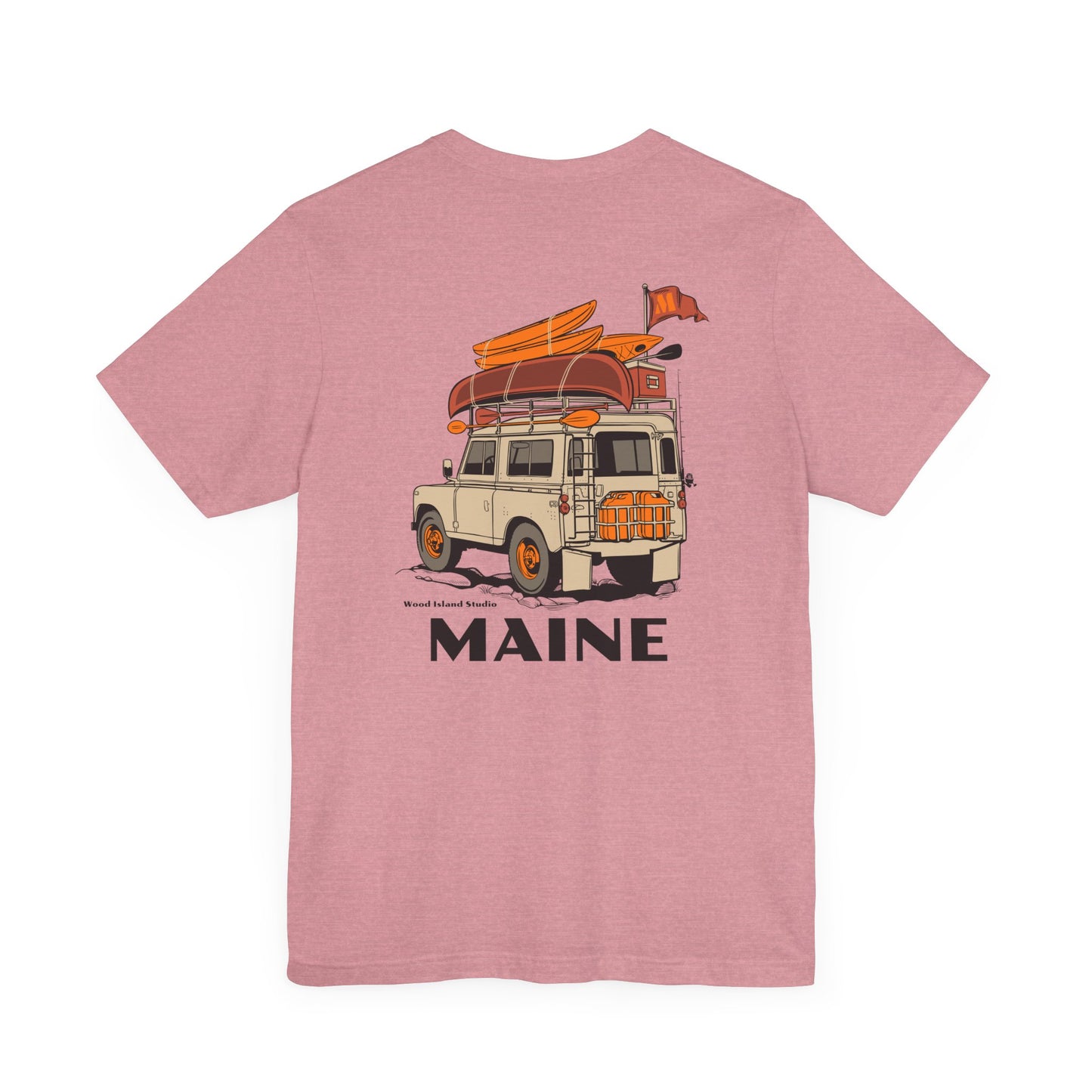 Maine Adventure Unisex Short Sleeve Tee - Perfect for Summer Trips!