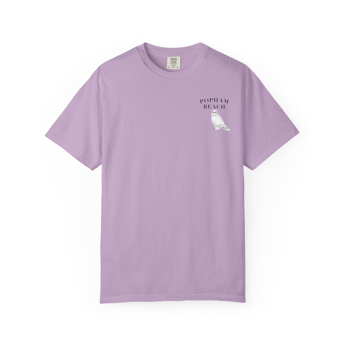 Popham Beach Snowy Owl Tee – Comfort Colors 1717