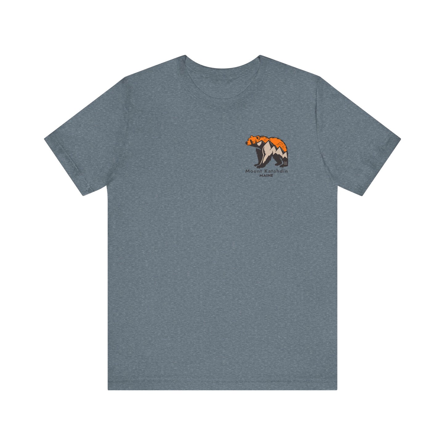 Mount Katahdin Maine Bear Graphic Unisex Tee