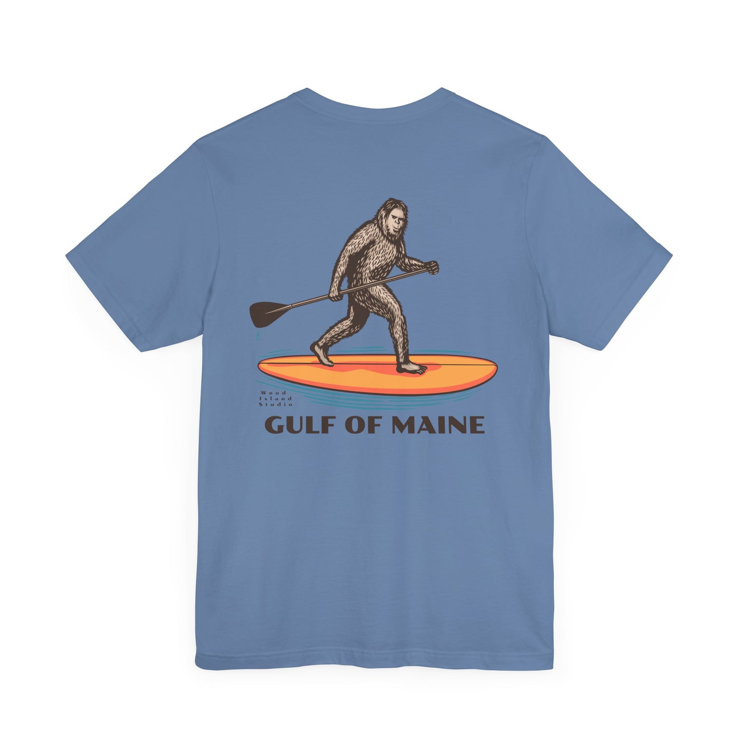 Gulf of Maine Sasquatch Yeti Bigfoot Adventure Tee - Unisex Jersey Short Sleeve T-Shirt