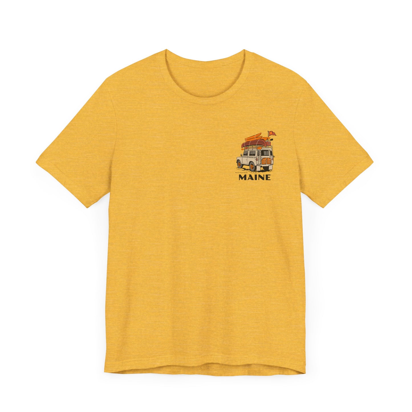 Maine Adventure Unisex Short Sleeve Tee - Perfect for Summer Trips!
