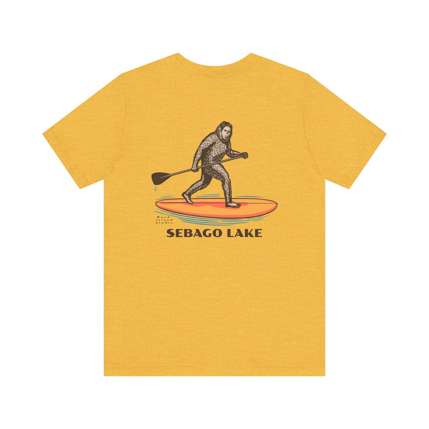 Sebago Lake Sasquatch Adventure Tee - Unisex Jersey Short Sleeve T-Shirt
