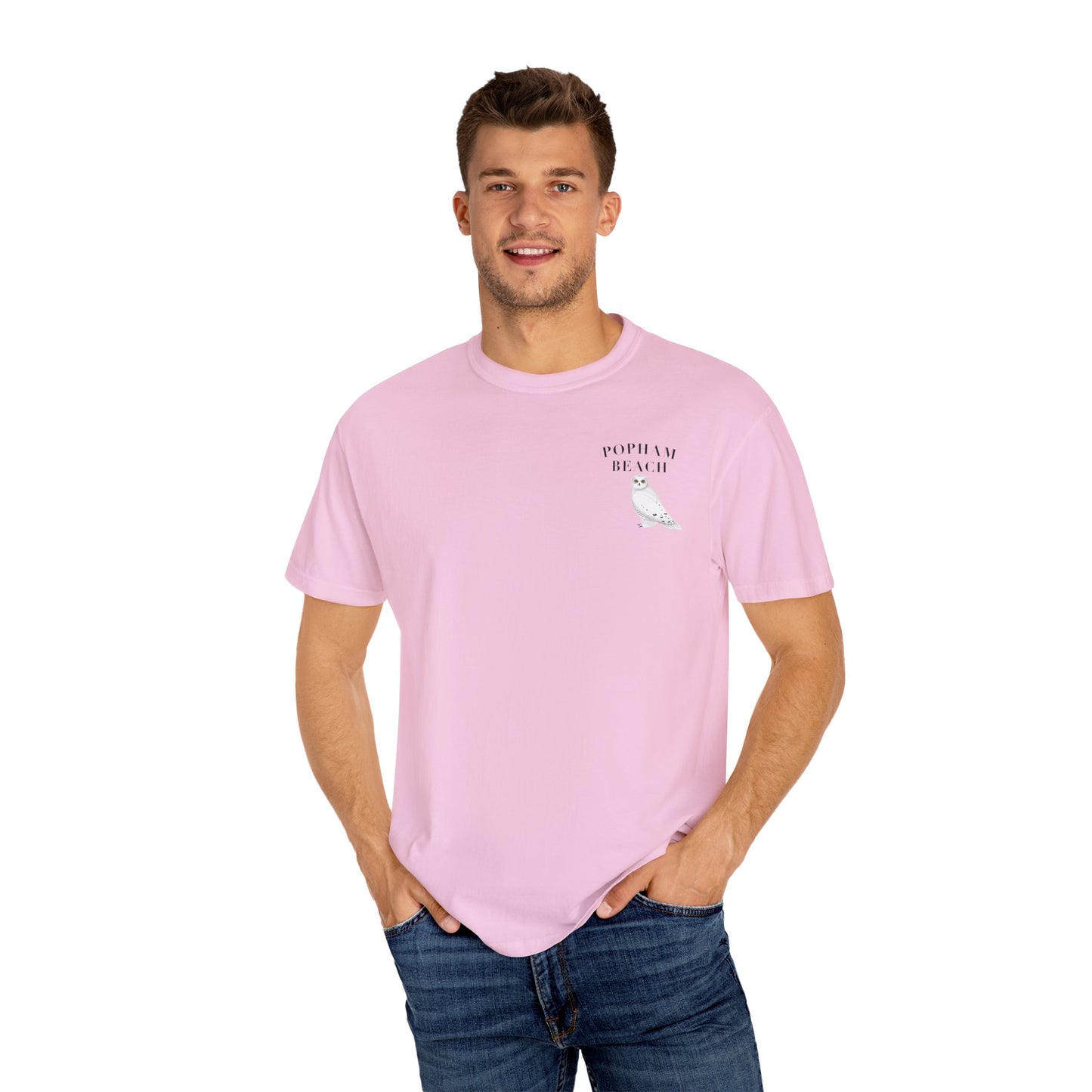Popham Beach Snowy Owl Tee – Comfort Colors 1717