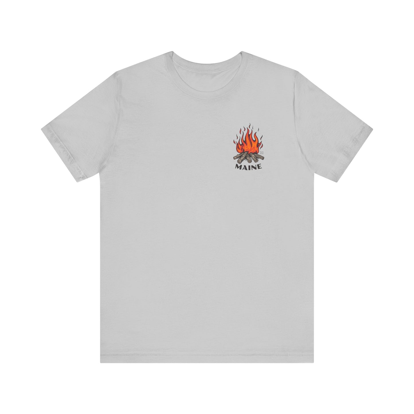 Maine Campfire Graphic Unisex Tee