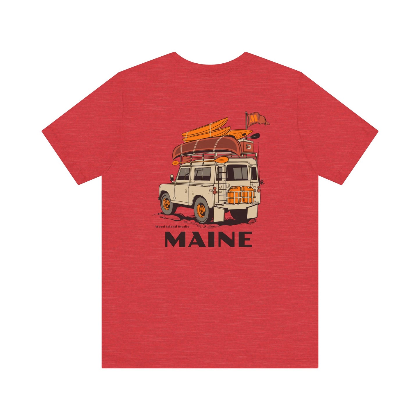 Maine Adventure Unisex Short Sleeve Tee - Perfect for Summer Trips!