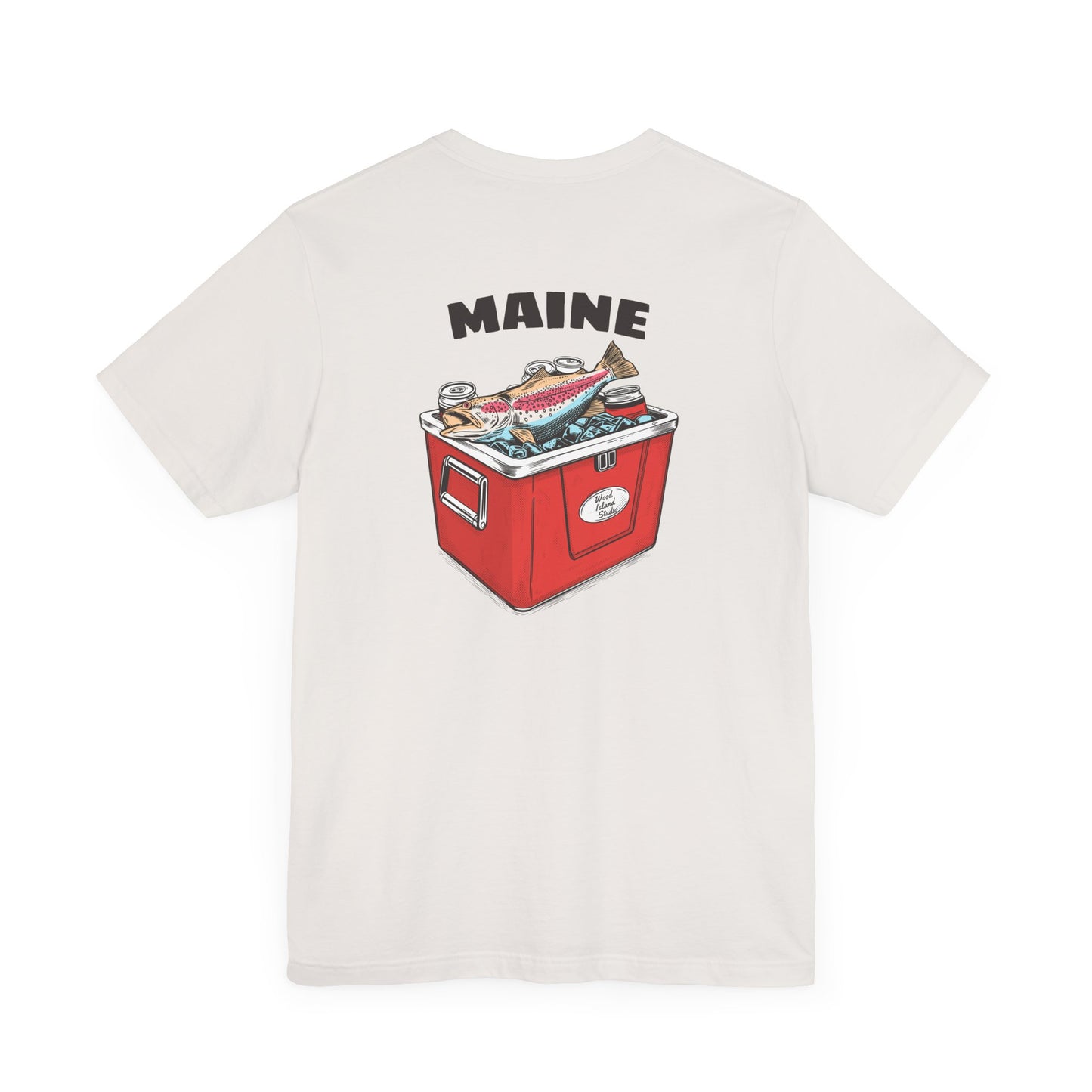 Maine FIsh Camp Graphic Unisex Tee
